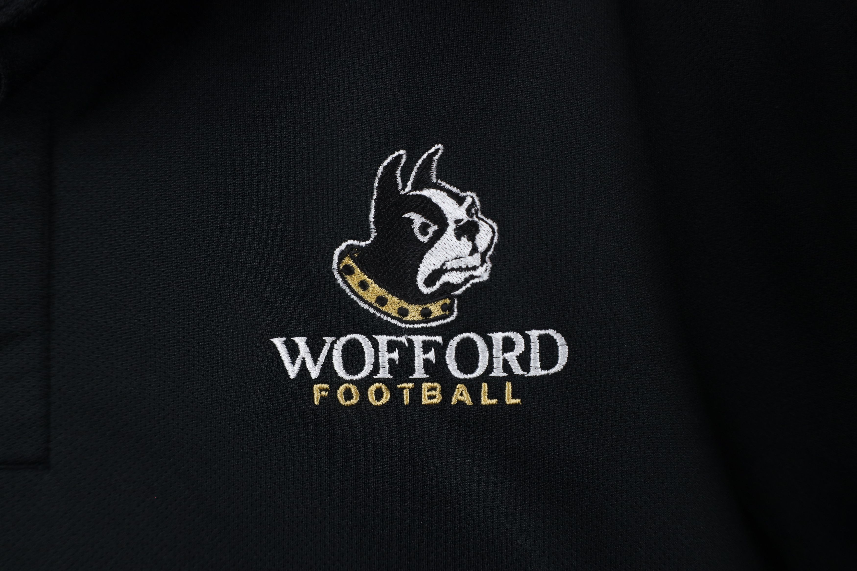Adidas × Vintage Adidas Wofford University Football Collared Polo Shirt Black Size US XL / EU 56 / 4 - 5 Thumbnail