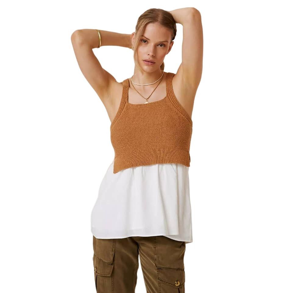 Anthropologie Anthropologie Jenna Twofer Sweater Tank Size Medium Size M / US 6-8 / IT 42-44 - 1 Thumbnail