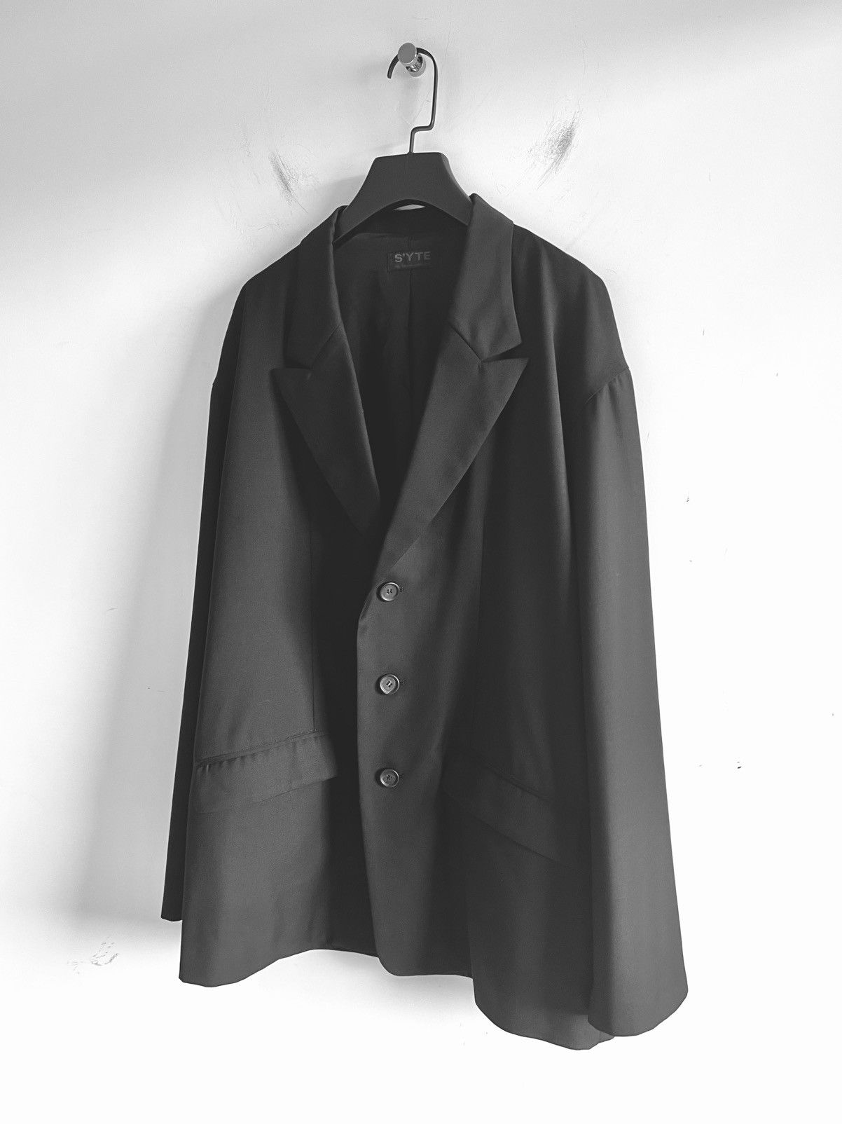 Yohji Yamamoto S'yte Yohji Yamamoto - Oversized Peaked Lapel Jacket Size US L / EU 52-54 / 3 - 3 Thumbnail