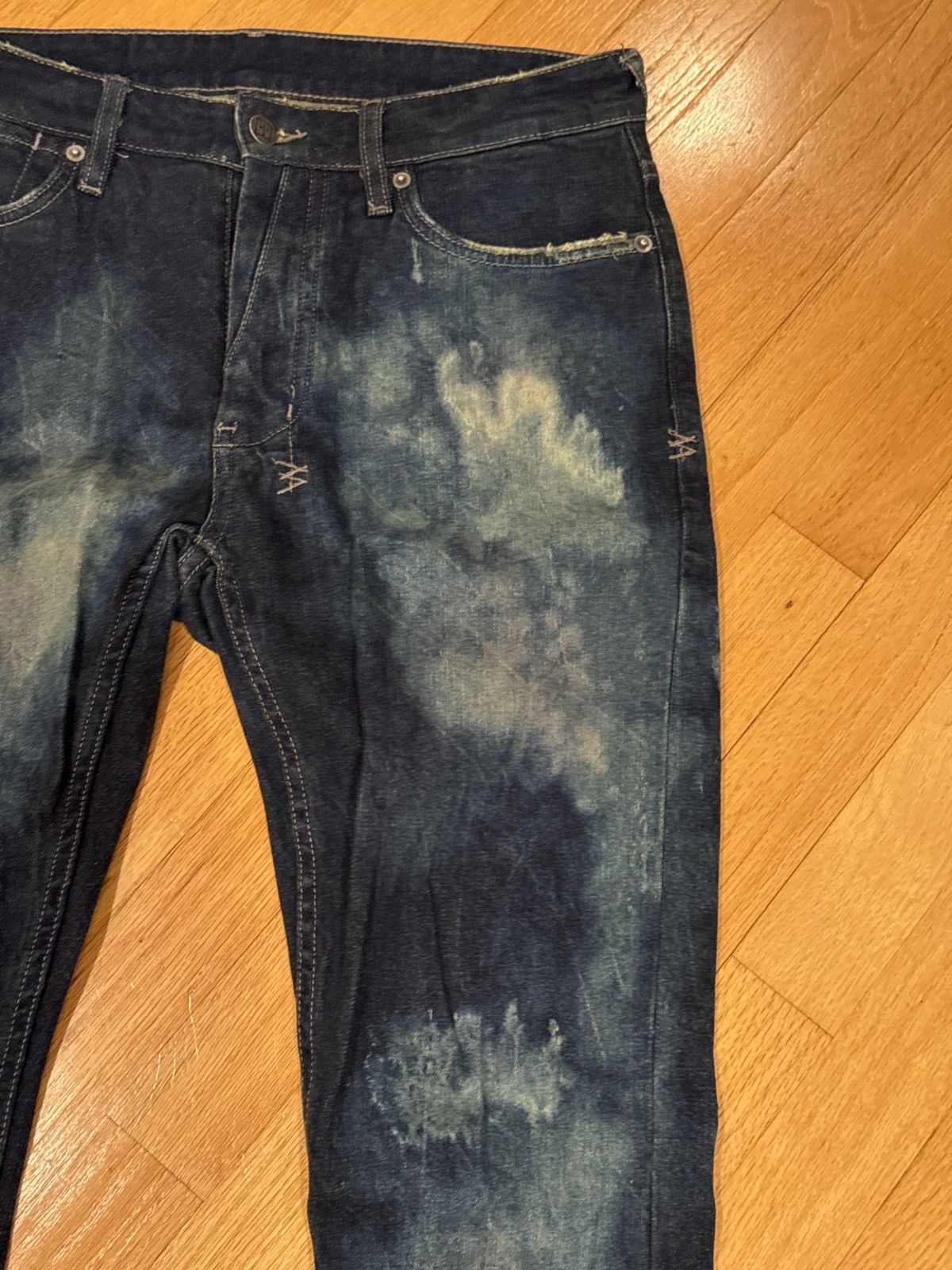 Ksubi Ksubi Bleached Effect Slim Denim Size US 31 - 7 Thumbnail