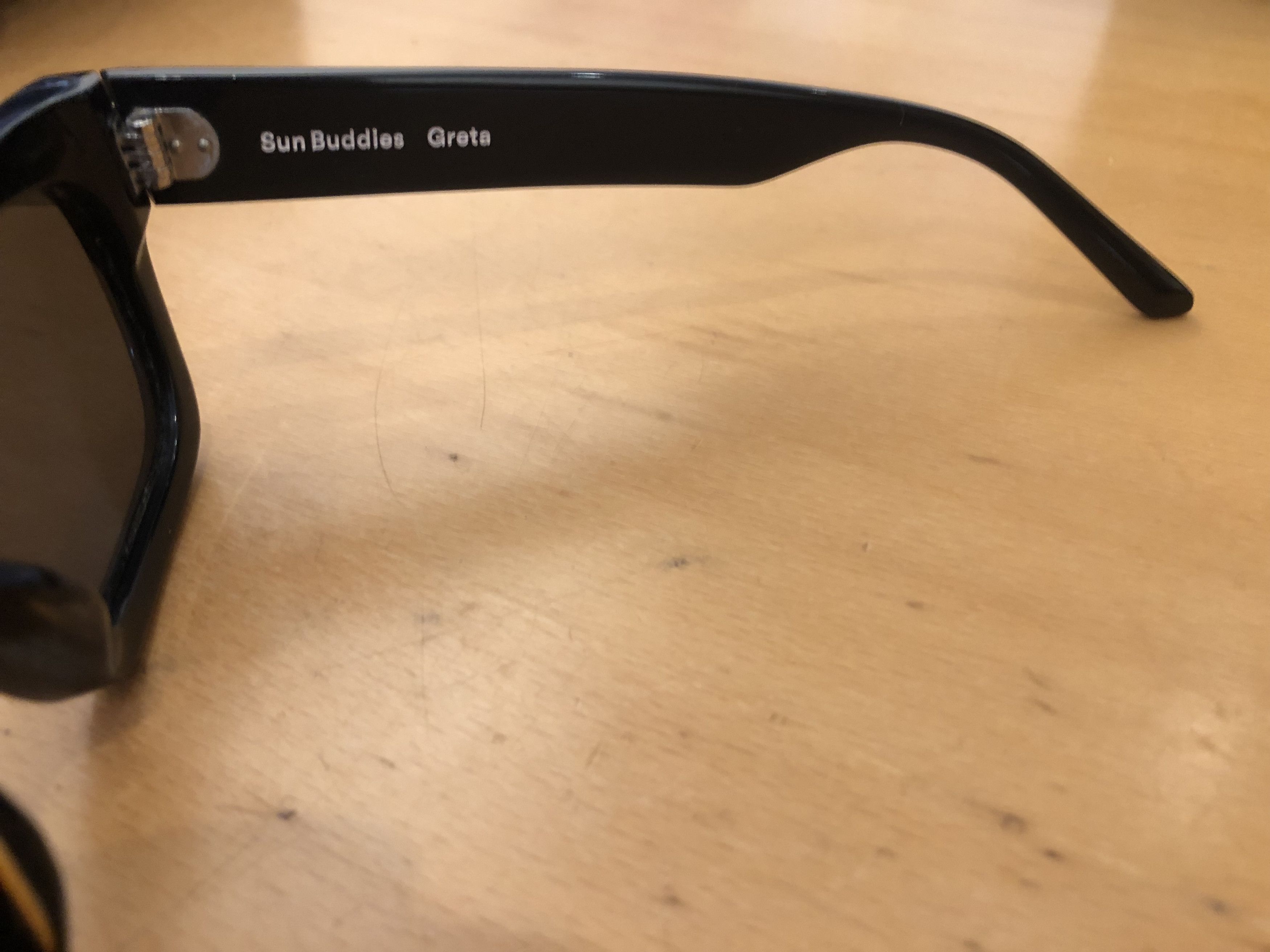 Sun Buddies Sun Buddies Type 03 Black Sunglasses Greta Size ONE SIZE - 6 Thumbnail