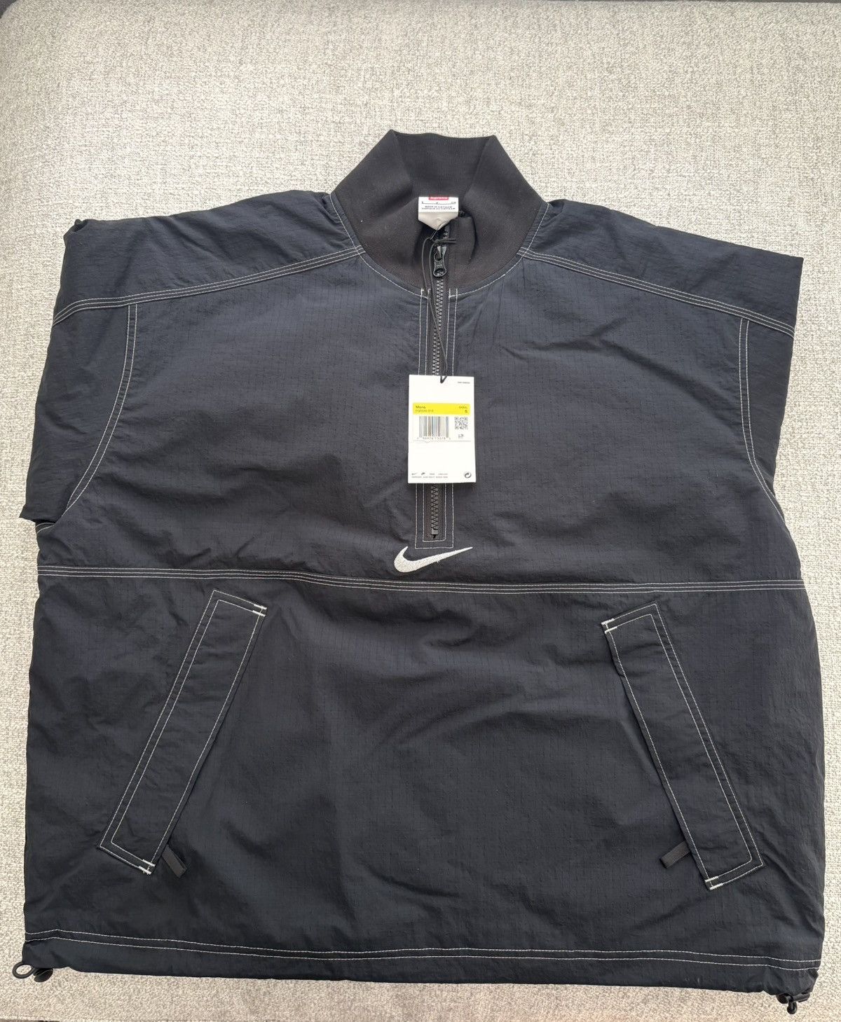 Supreme Supreme x Nike Ripstop Pullover “Black” Size US S / EU 44-46 / 1 - 6 Thumbnail