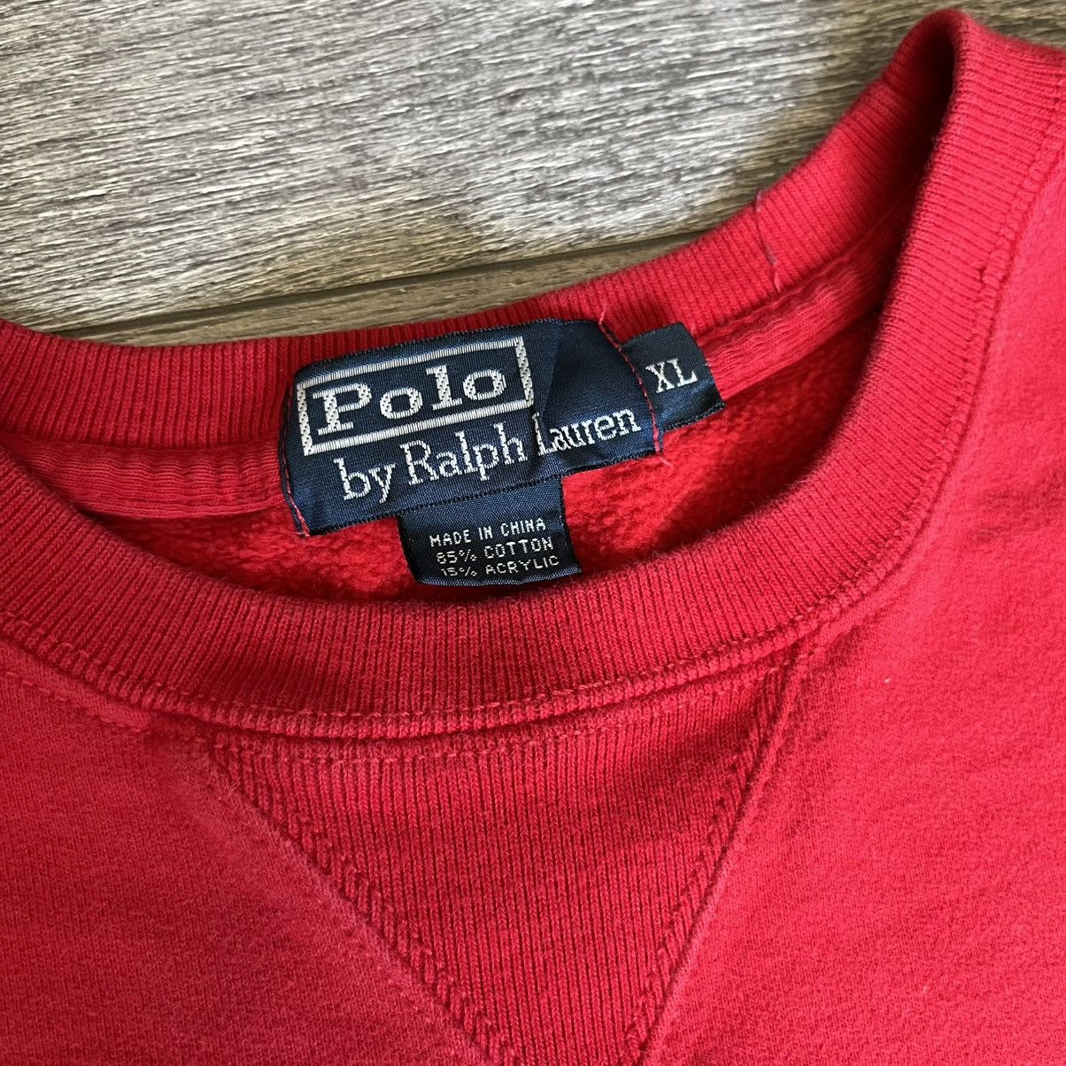 Polo Ralph Lauren × Ralph Lauren × Vintage Vintage Polo Ralph Lauren Basic Logo Crewneck Sweatshirt Size US XL / EU 56 / 4 - 4 Thumbnail