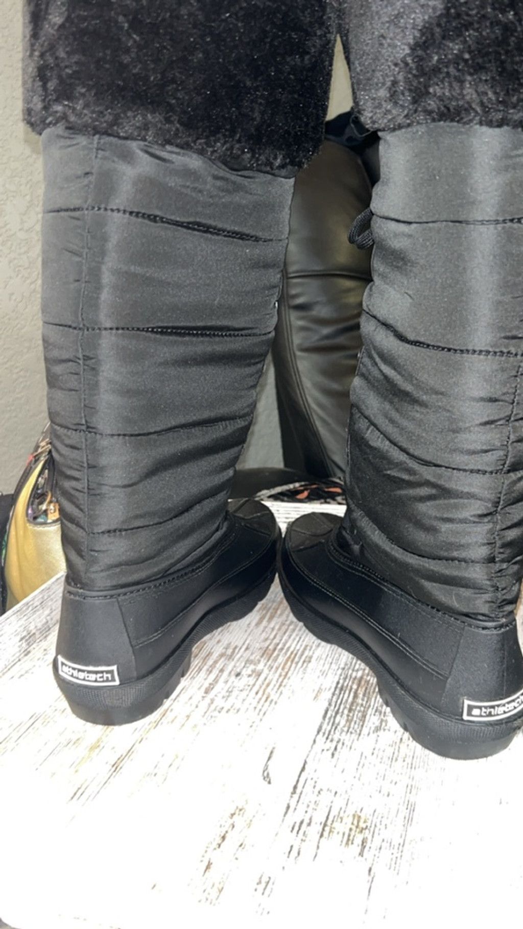 Russell Athletic Women's AthleTech Black Winter & Rain Boots Size 11 Size US 11 / IT 41 - 3 Thumbnail