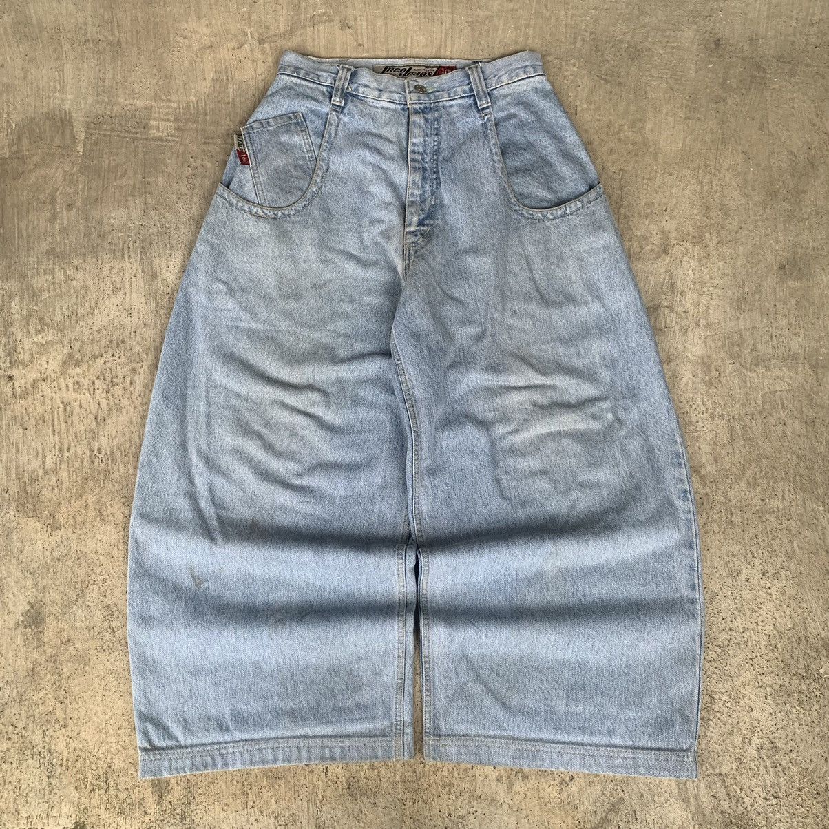 JNCO JNCO Low Down embroidery logo. big pocket Baggy denim Pants Size US 30 / EU 46 - 11 Thumbnail