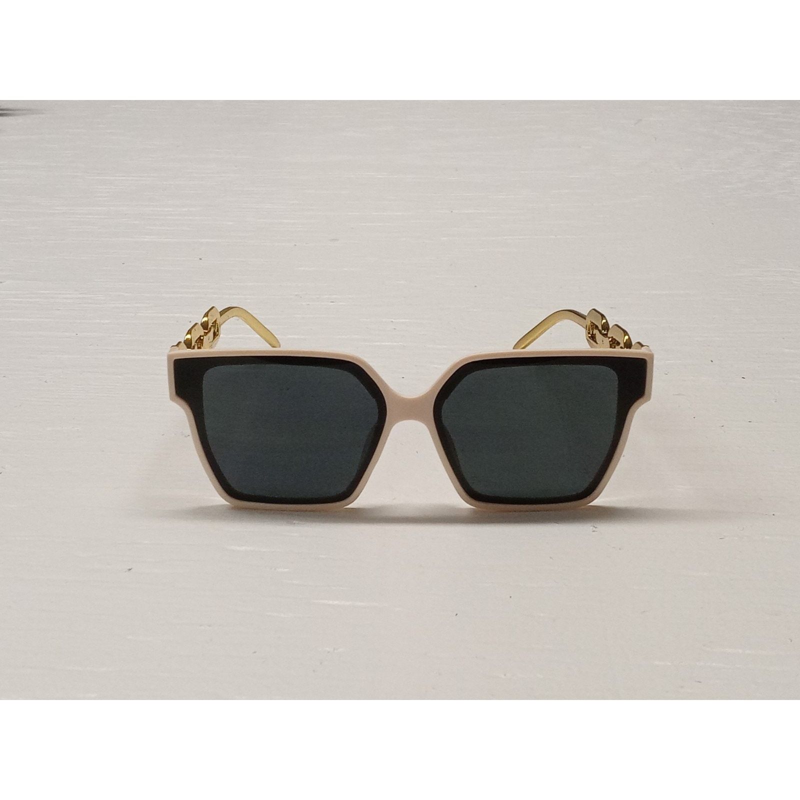 Other Gold Chain (Adult) UV400 Pink Frame Black Lense Sunglasses Size ONE SIZE - 2 Thumbnail
