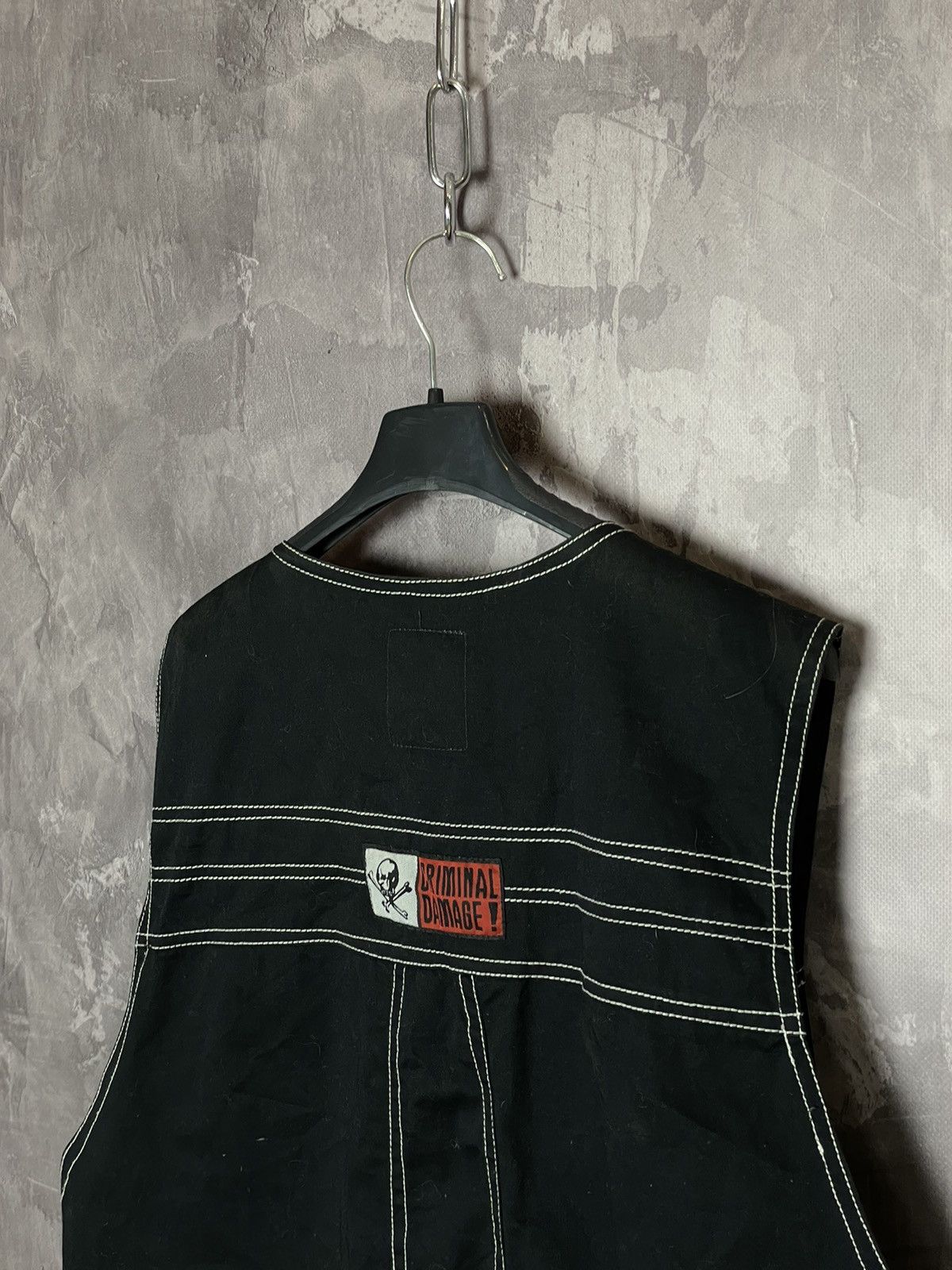 Affliction × Vintage Vintage bondage Vest Cargo Gothic Parachute punk rave Size US L / EU 52-54 / 3 - 11 Thumbnail