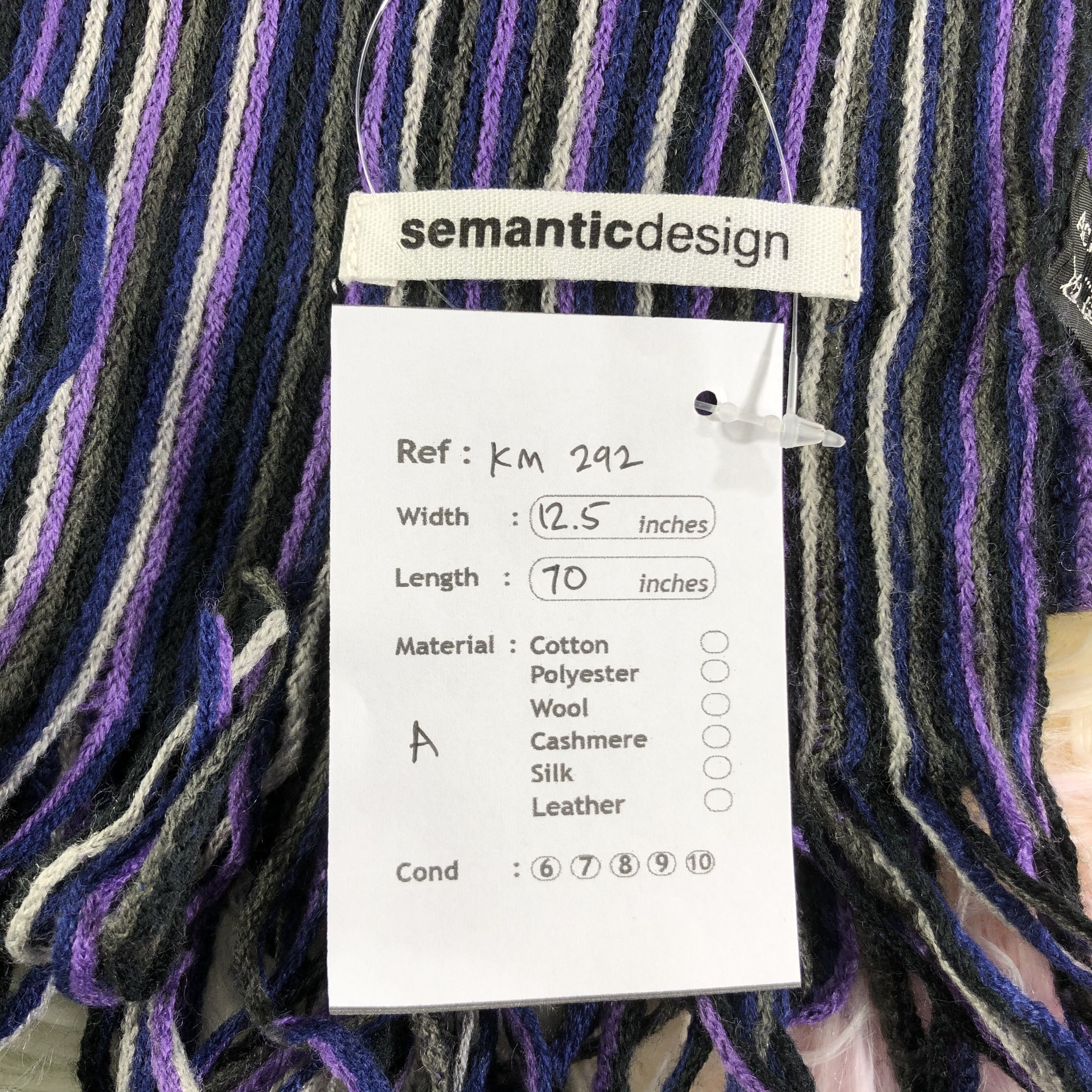 semanticdesign Semantic Design Scarf / Muffler / Neckwear - KM292 Size ONE SIZE - 7 Thumbnail
