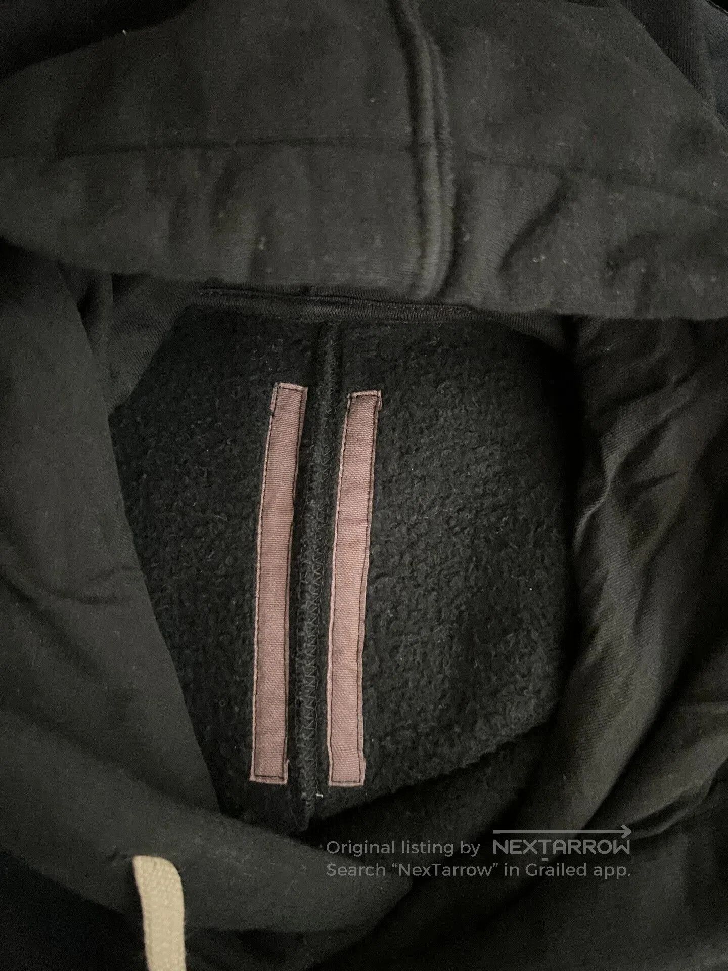 Rick Owens Rick Owens Black Hoodie with Embroidery. Size S / US 4 / IT 40 - 3 Thumbnail