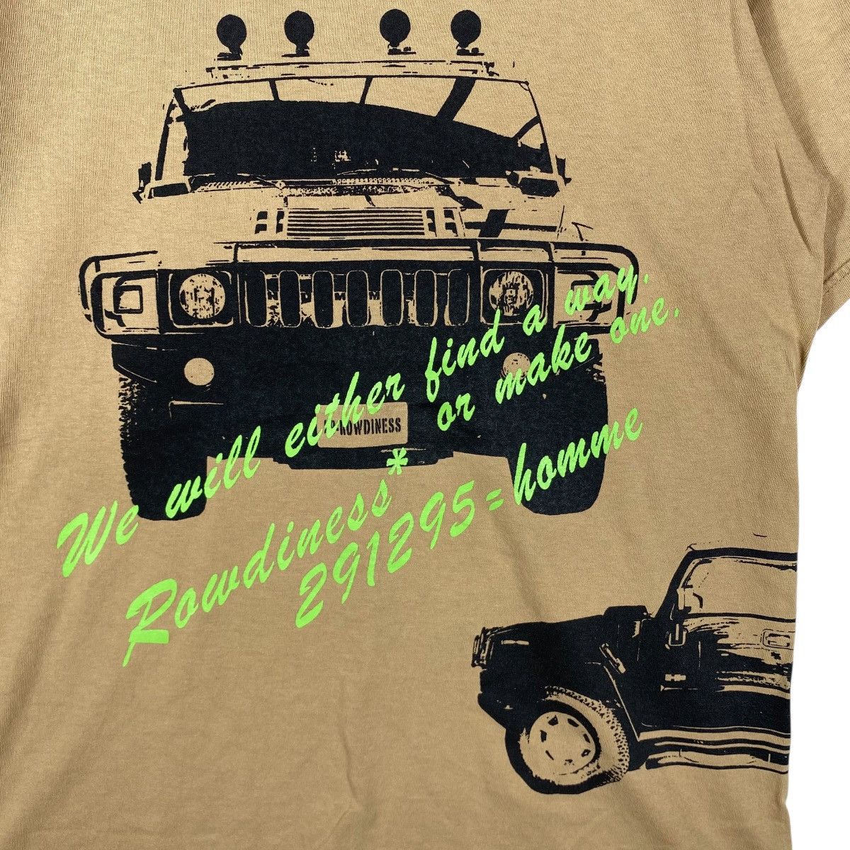 Japanese Brand Japanese Brand 291295=HOMME Jeep Graphic Tee Shirt Size US L / EU 52-54 / 3 - 2 Thumbnail