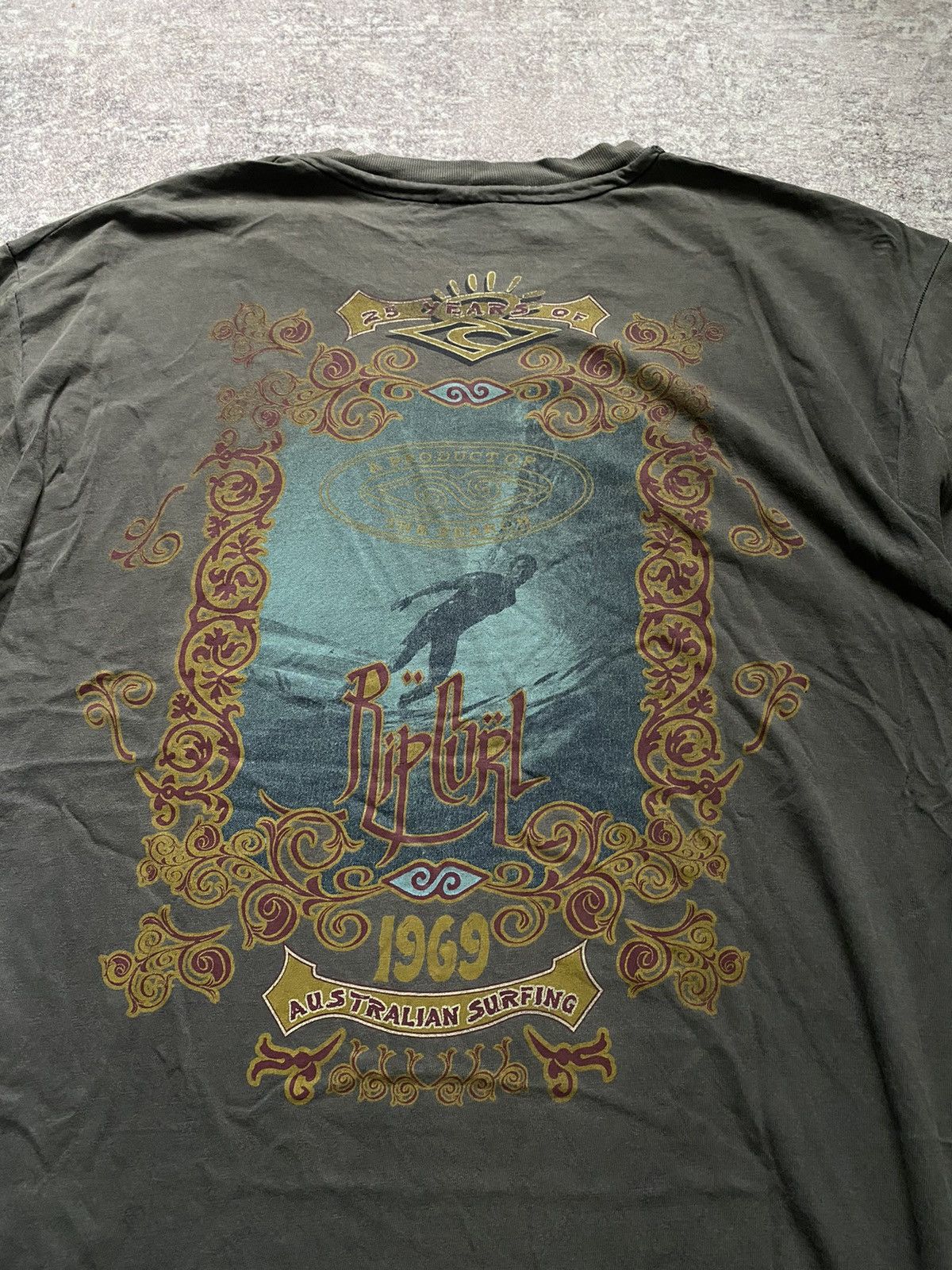 Quiksilver × Rip Curl × Vintage VINTAGE RIPCURL ON TAG HANES 90s Size US XL / EU 56 / 4 - 7 Thumbnail