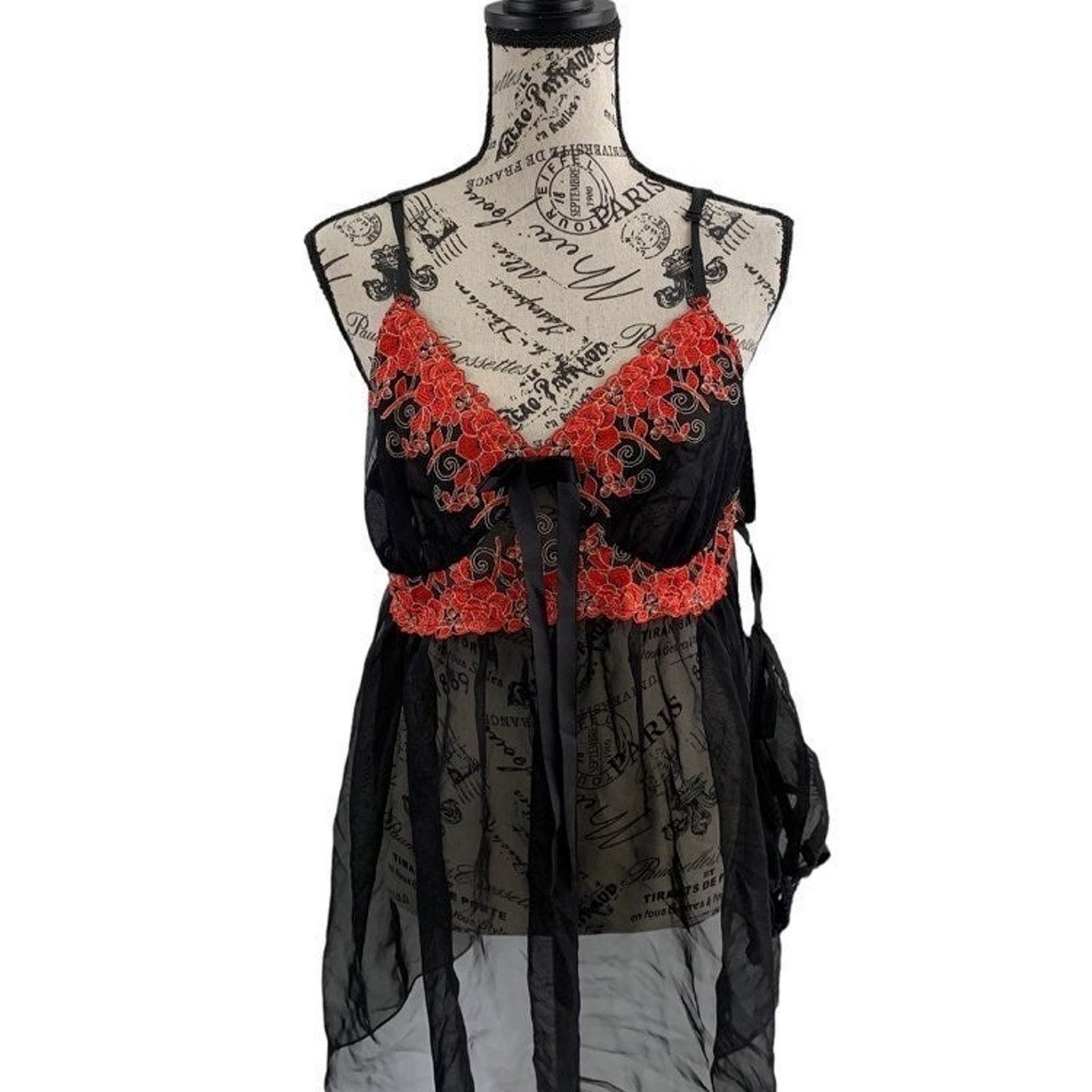 Other Cato Lingerie Babydoll 2 Piece Set Women Size 18/20W NEW Size XXL / US 16-18 / IT 52-54 - 1 Thumbnail