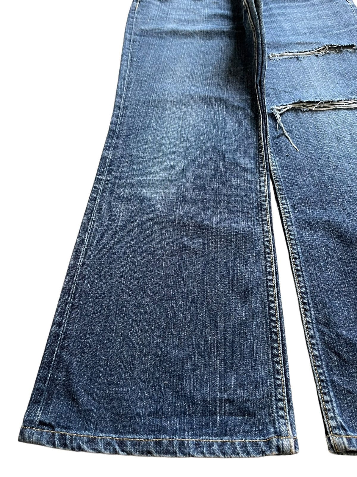 Levi's Vintage 90s Levis 507 Bootcut Blue Wash Distressed Jeans Size US 33 - 6 Thumbnail