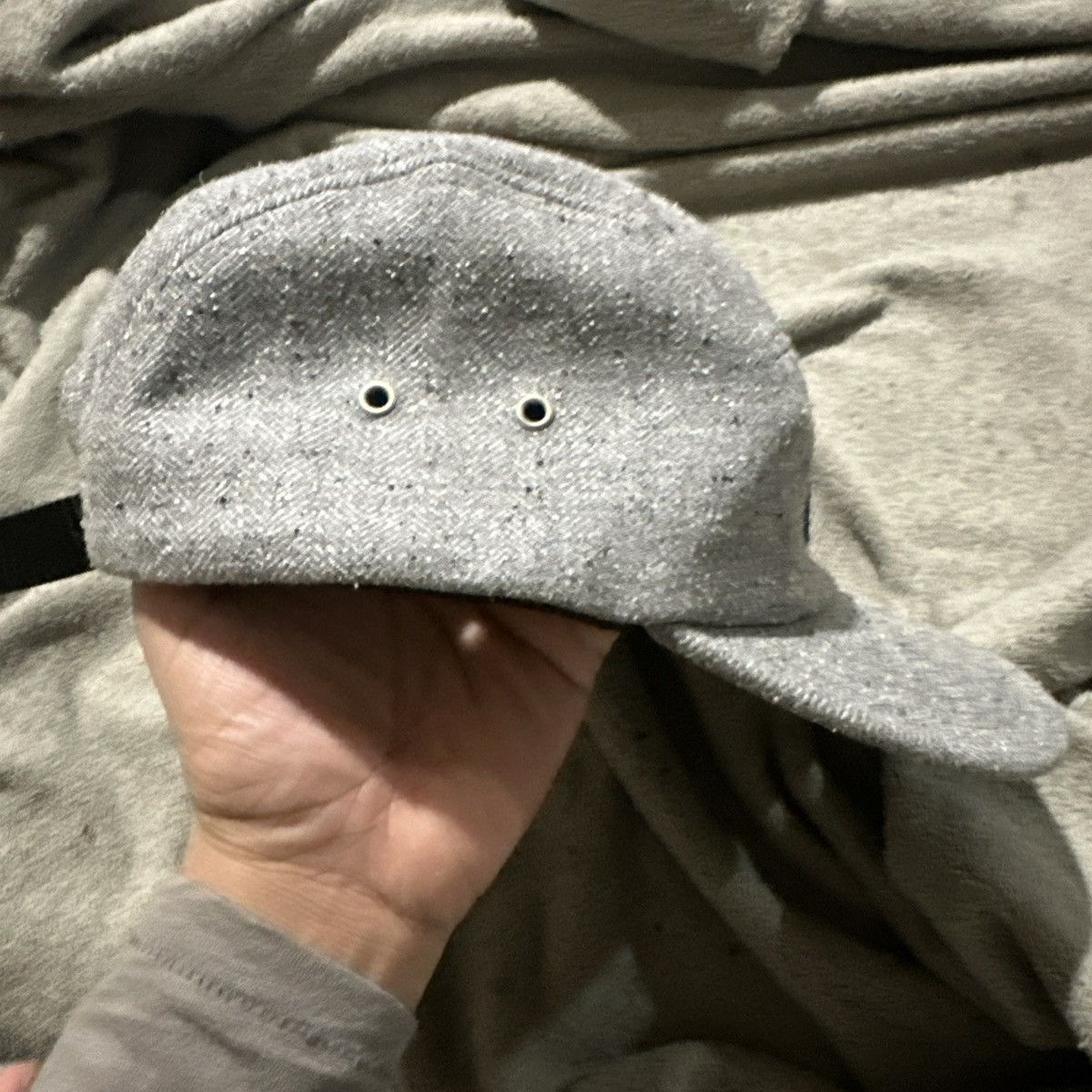 Supreme Supreme Herringbone Donegal Camp Cap Gray Grey Blue SS12 Size ONE SIZE - 2 Thumbnail
