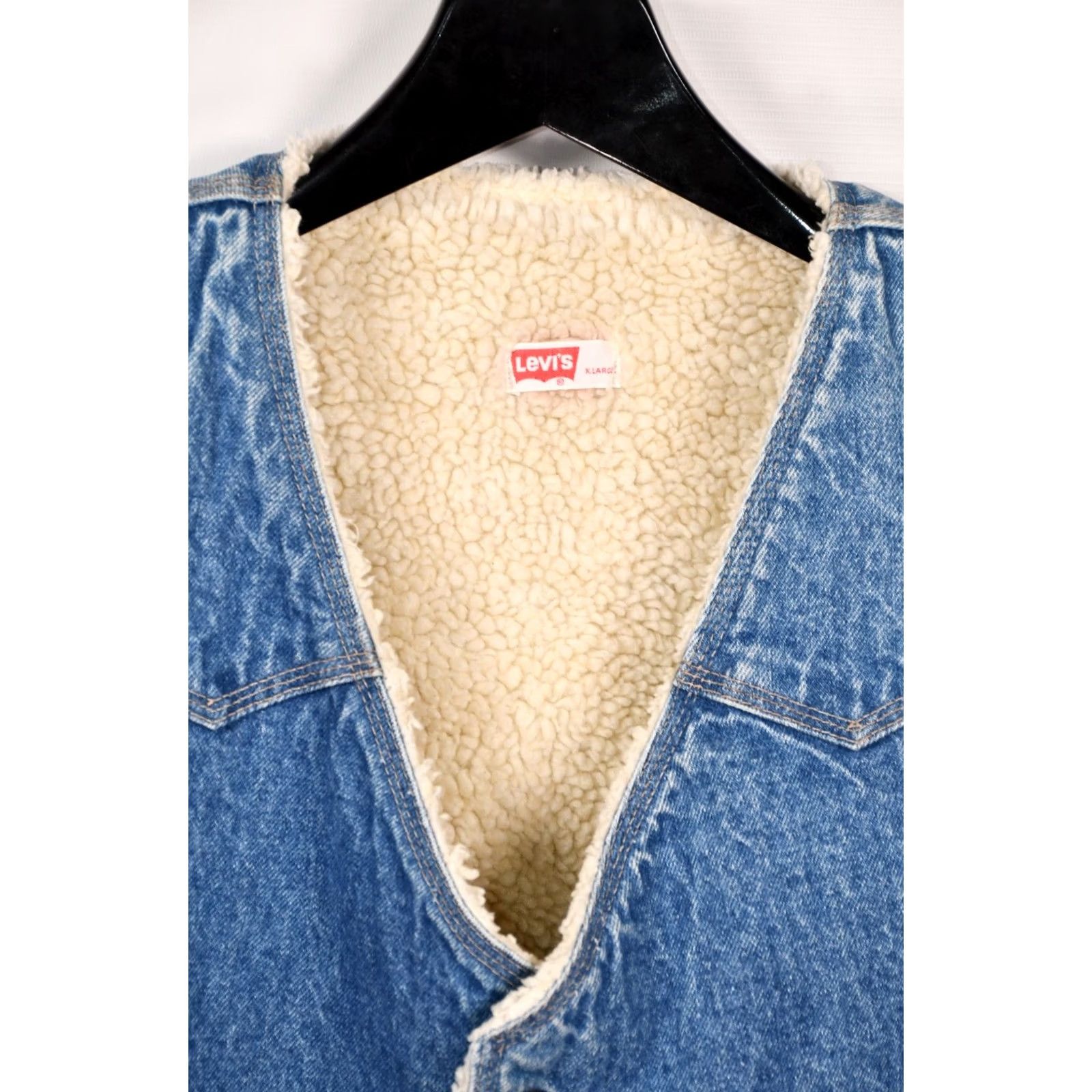 Levi's VINTAGE Levi's Vest Denim Western Lined Orange Tab XS XL? Size US XL / EU 56 / 4 - 7 Thumbnail