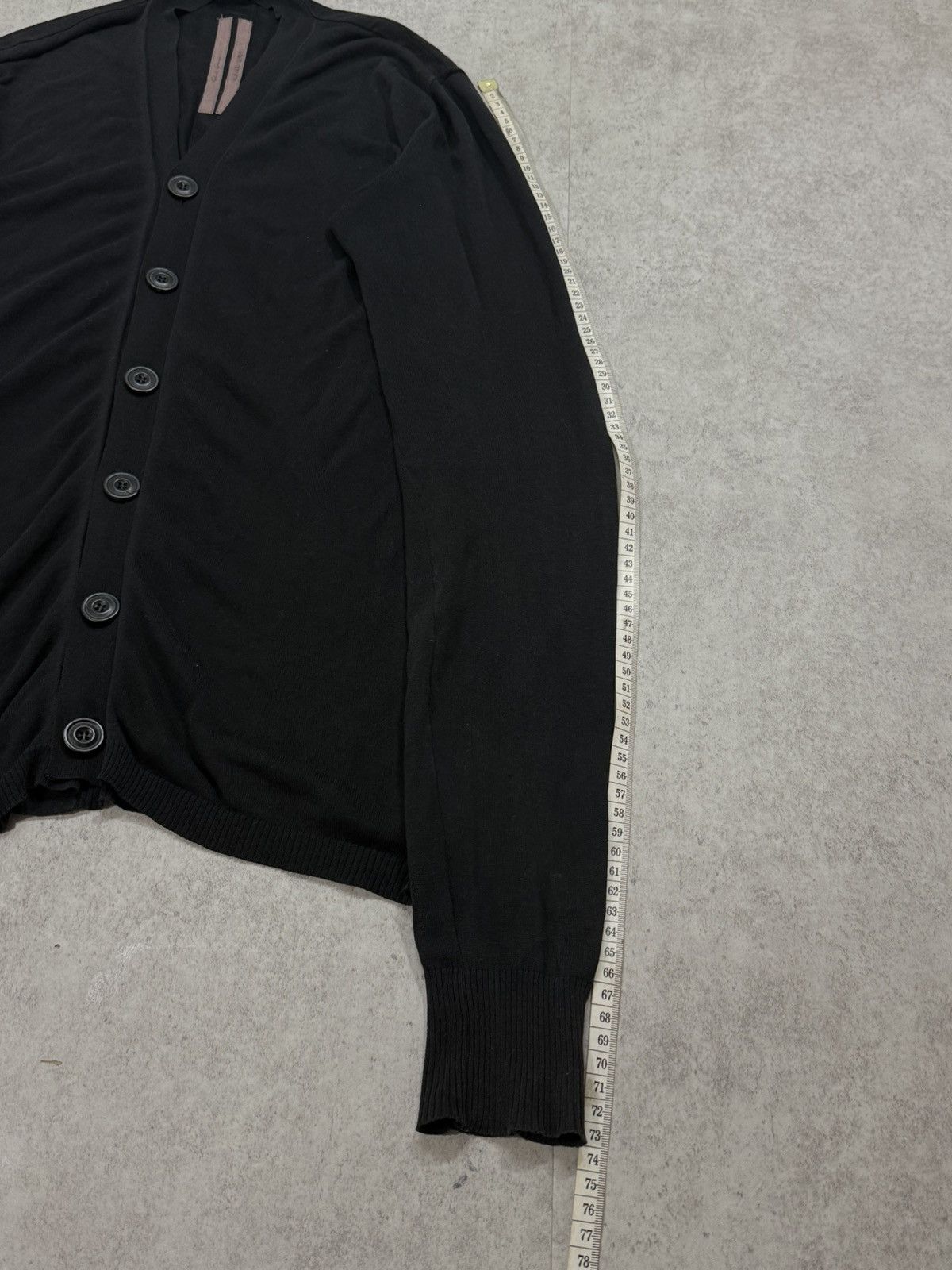 Rick Owens Rick Owens mainline black cardigan from 2013 archive Size US S / EU 44-46 / 1 - 13 Thumbnail