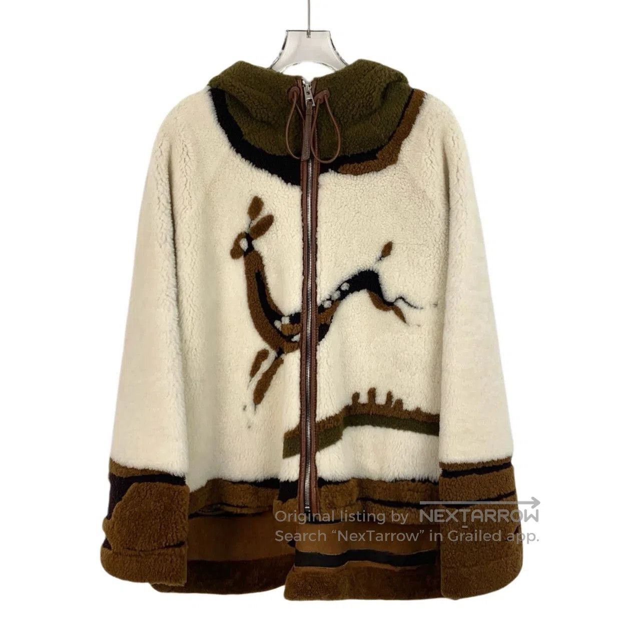 Loewe Loewe Colorblock Animal Print Hooded Jacket. Size US S / EU 44-46 / 1 - 1 Thumbnail