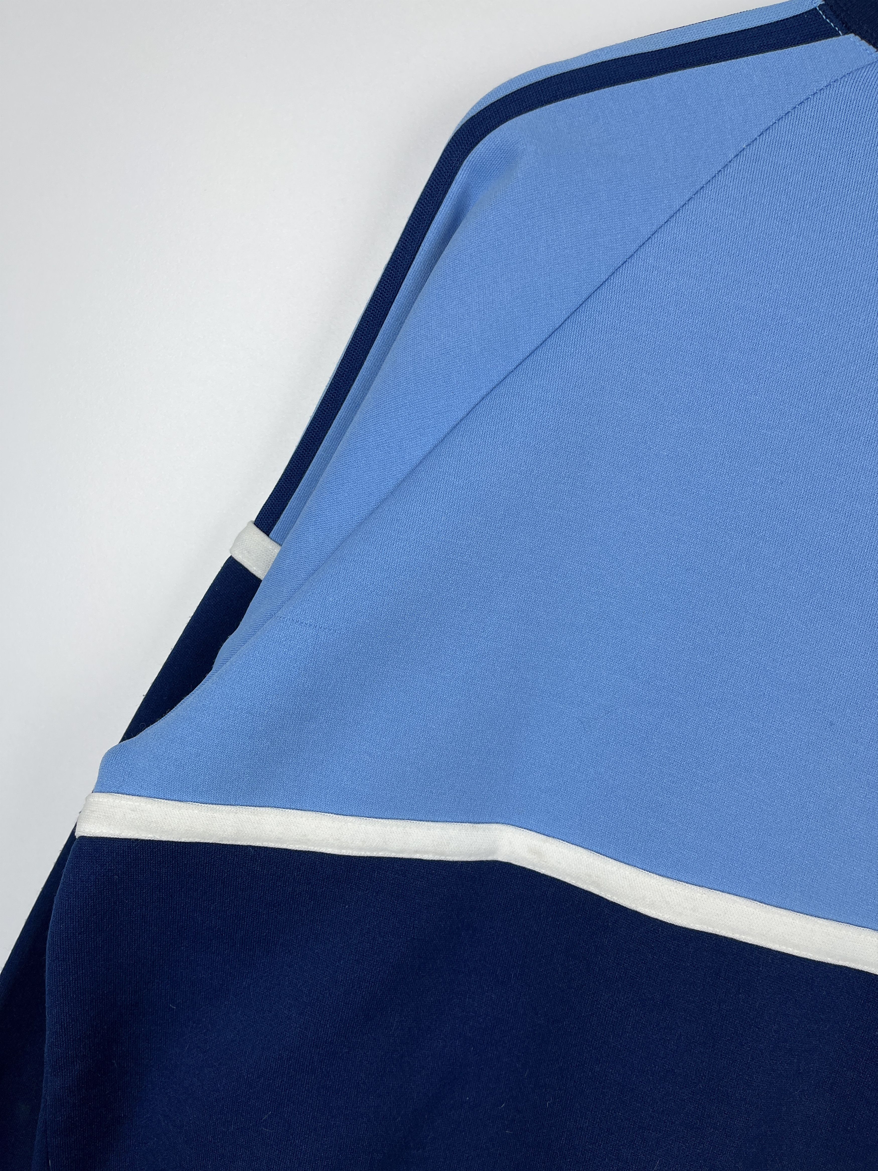 Adidas × Vintage 80's Adidas Vintage Track Jacket Tracksuit Top Made in Korea Size US L / EU 52-54 / 3 - 23 Thumbnail