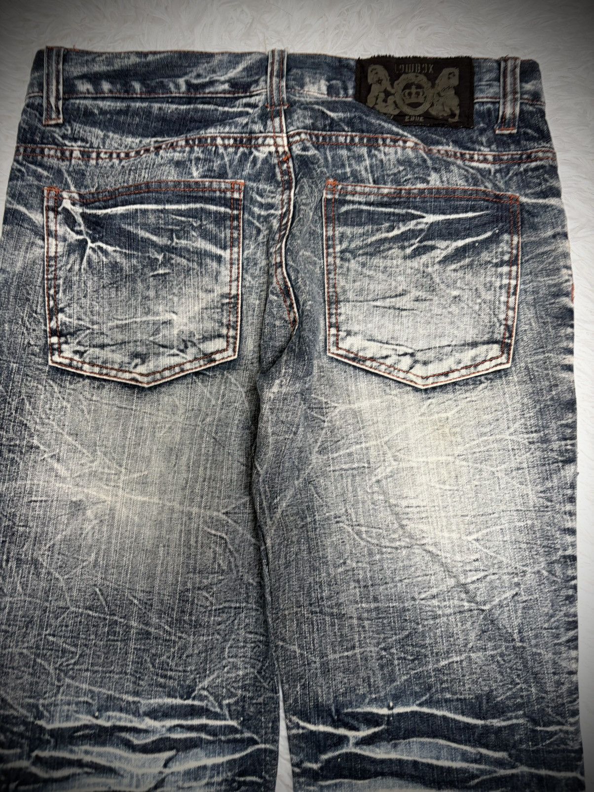Kapital Rare Acidwash Lowbox boro patch distressed jeans Size US 32 / EU 48 - 8 Thumbnail