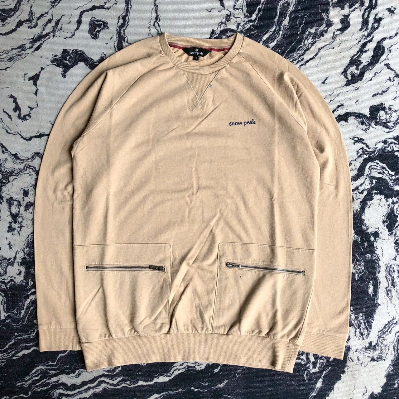 Snow Peak Snow Peak Utility Crewneck Sweatshirt Beige Size US M / EU 48-50 / 2 - 1 Thumbnail