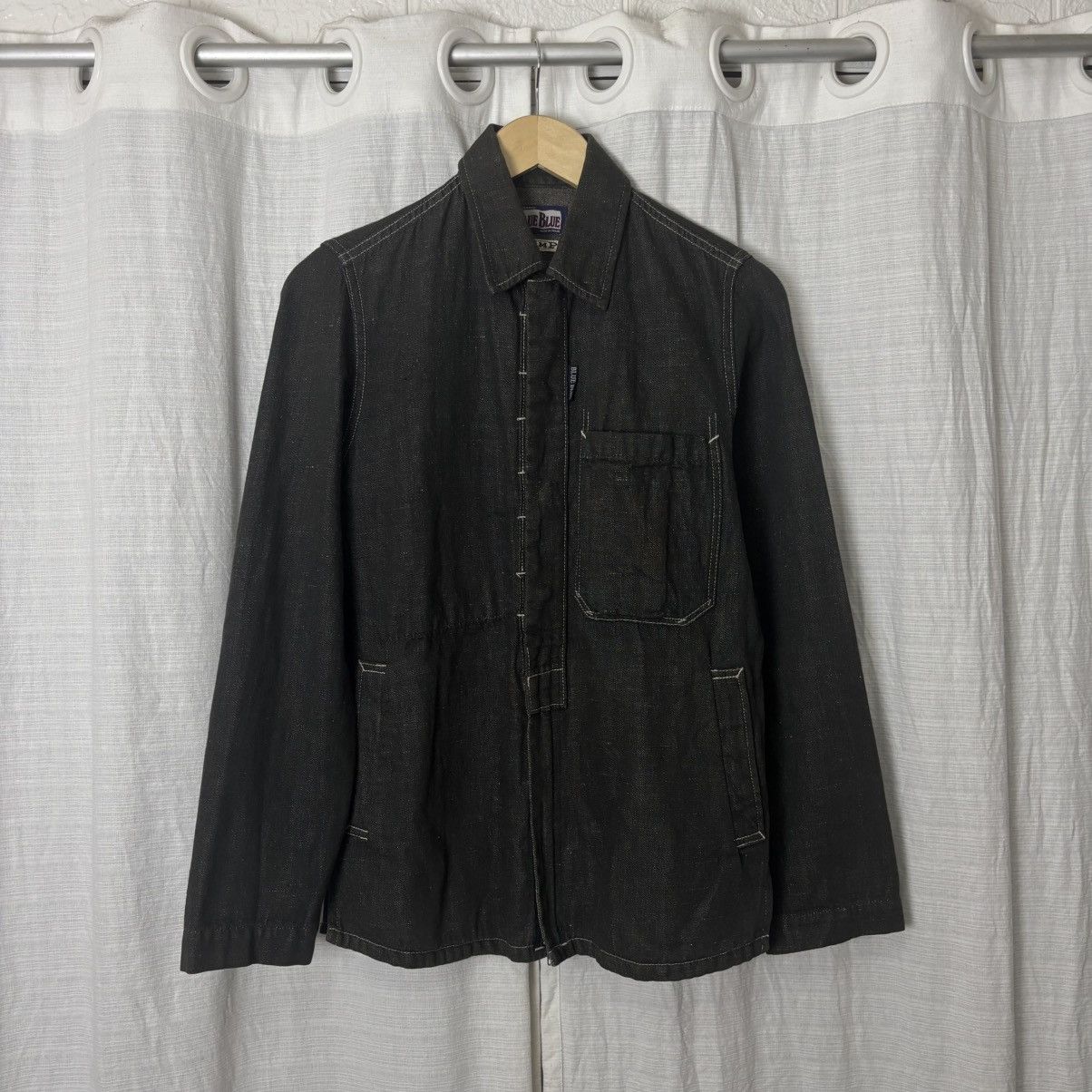 Blue Blue Japan BLUE BLUE JAPAN HEMP DENIM CHORE JACKET Size US S / EU 44-46 / 1 - 1 Thumbnail