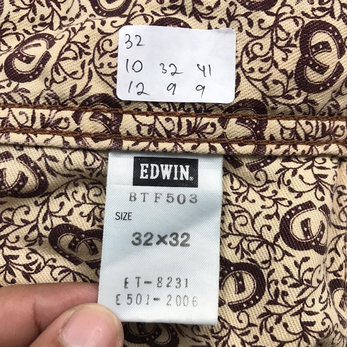 Edwin × Japanese Brand EDWIN JAPANESE BAGGY ACID WASH JEANS PANTS Size US 32 / EU 48 - 18 Thumbnail