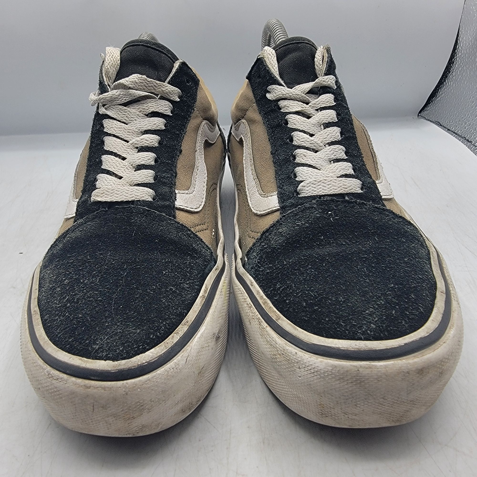 Vans Vans Old Skool Womens 8.5 Brown Black Sneaker Shoes Casual S Size US 8.5 / IT 38.5 - 13 Thumbnail
