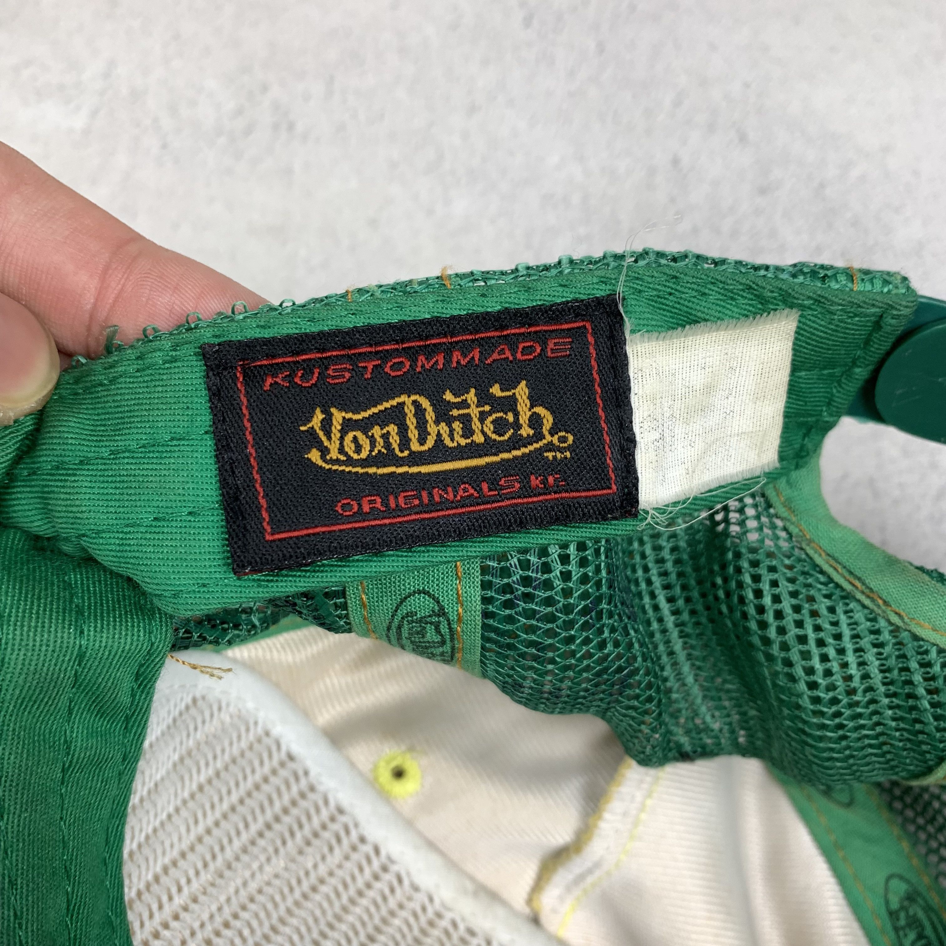 Von Dutch Von Dutch Distressed Trucker Hat Cap Size ONE SIZE - 6 Thumbnail
