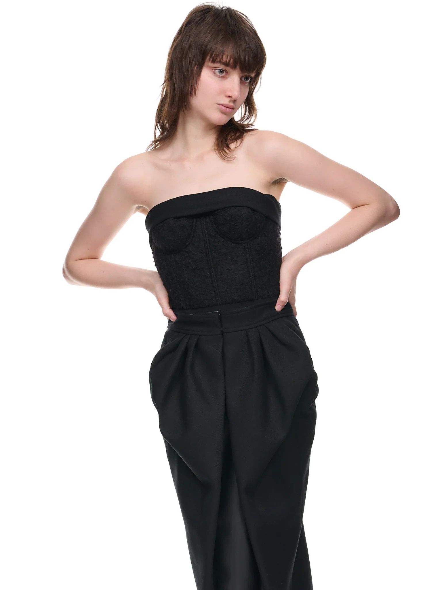 Maison Margiela o1y0625 Midi Dress in Black Size XS / US 0-2 / IT 36-38 - 5 Thumbnail