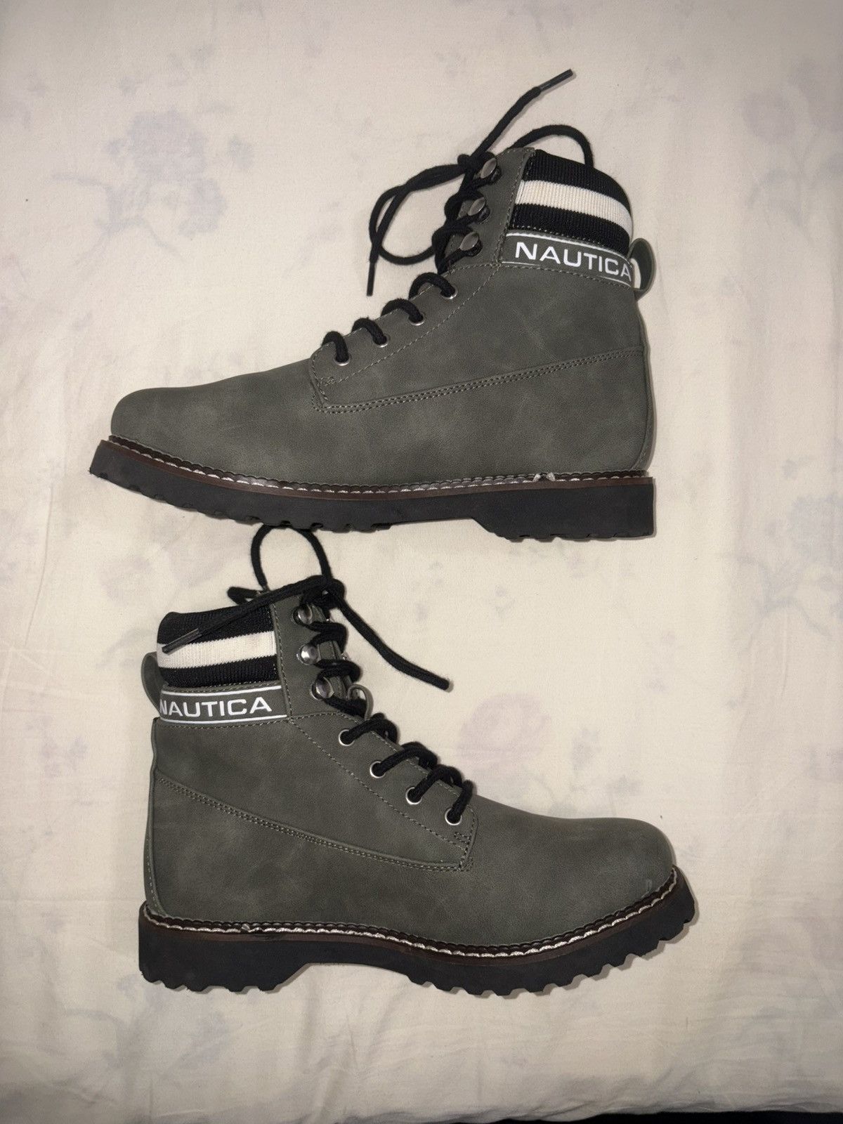 Nautica Nautica Women's Galiah Narrow Calf Combat Boot Sz 7.5 Size US 7.5 / IT 37.5 - 4 Thumbnail