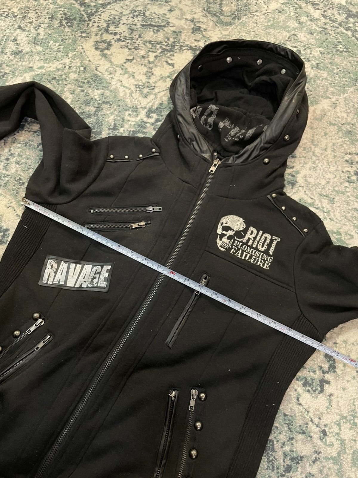 14th Addiction SexPot Revenge Hoodie Studded With Mask Punk Styled Size US L / EU 52-54 / 3 - 9 Thumbnail