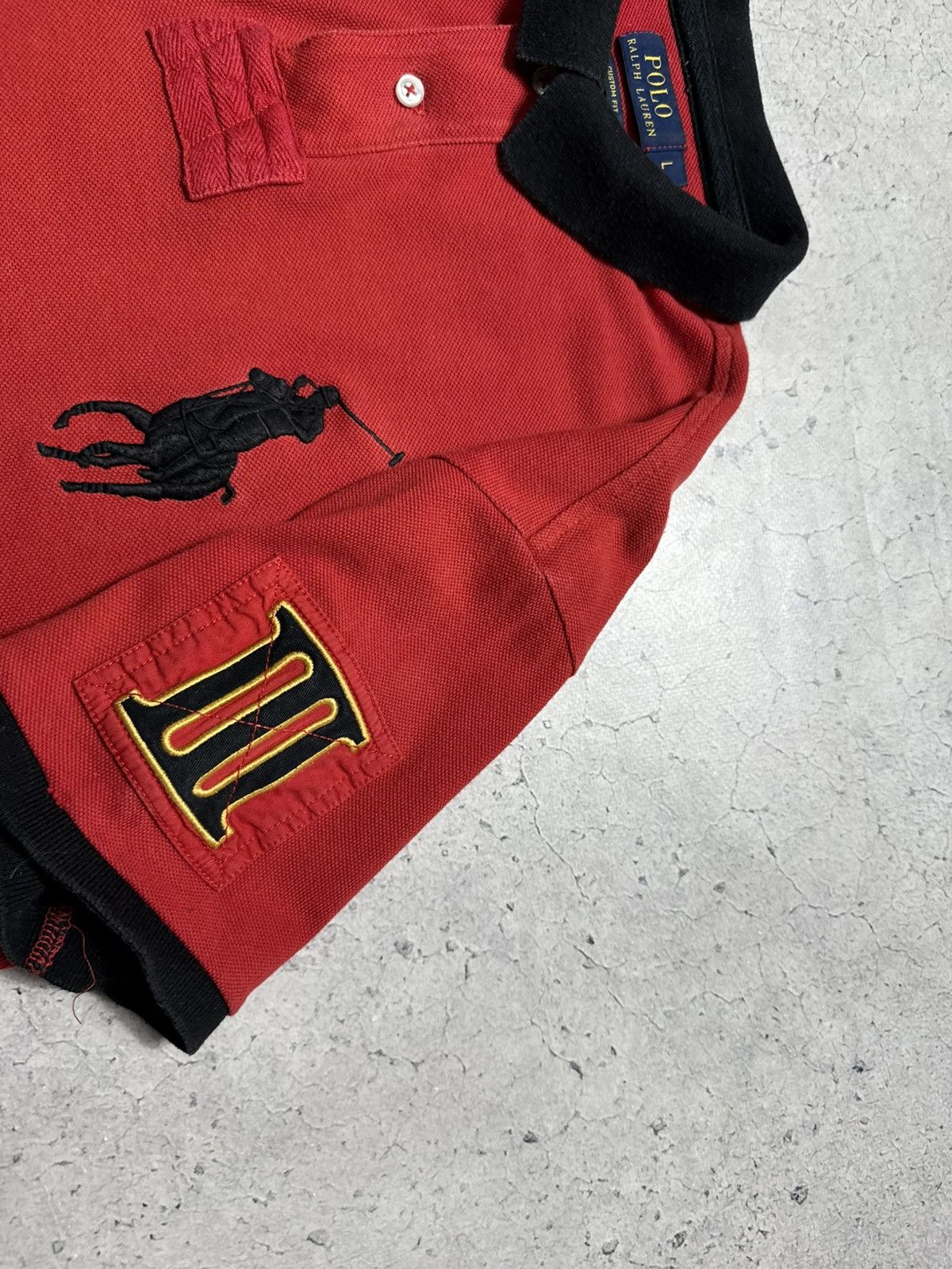 Polo Ralph Lauren Polo Ralph Lauren Big Pony #3 Vintage Polo Shirt Size L Size US L / EU 52-54 / 3 - 6 Thumbnail