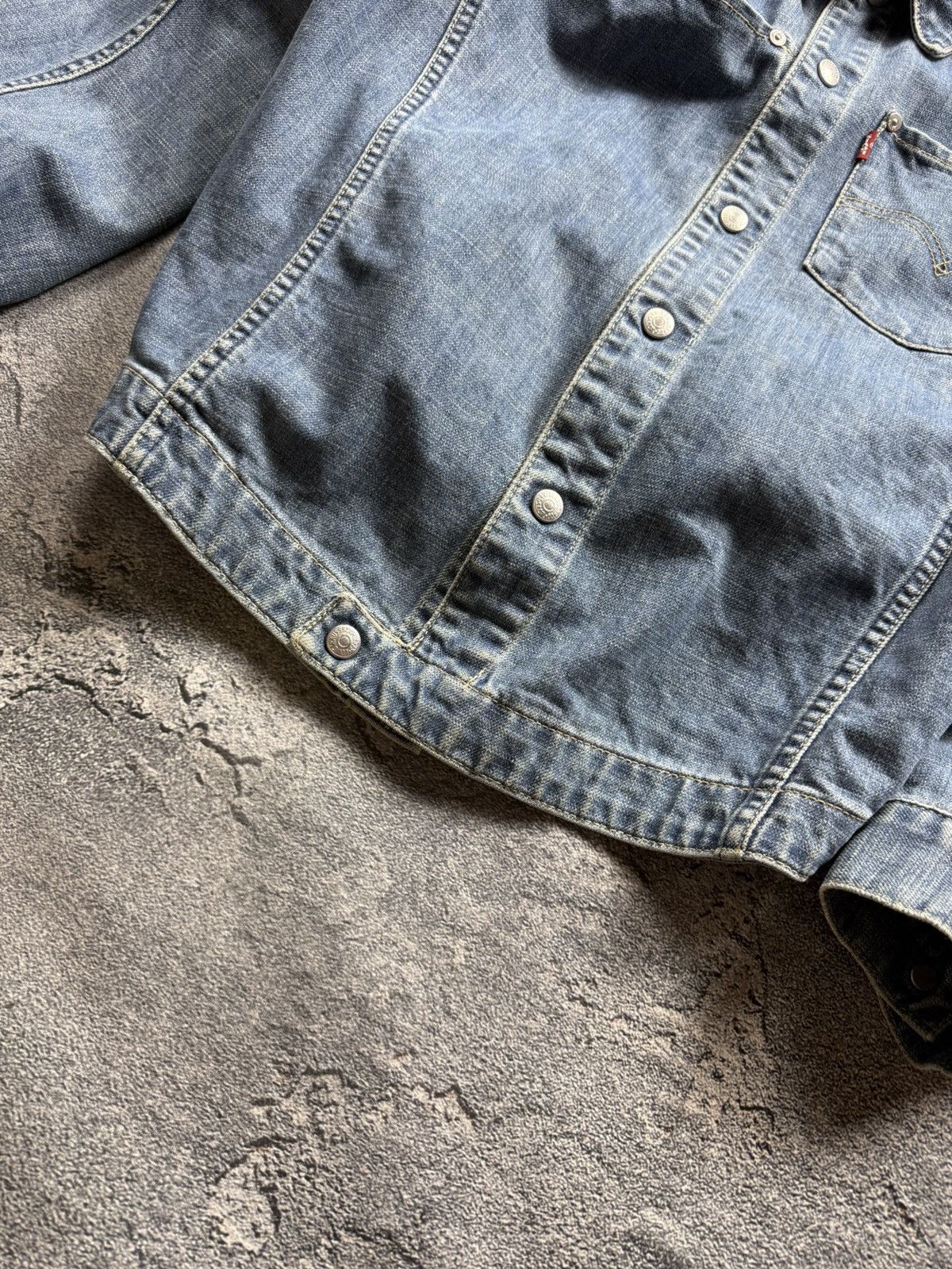 Levi's Levi's Engineered 70100 Vintage 2000's Denim Trucker Jacket Size US M / EU 48-50 / 2 - 8 Thumbnail