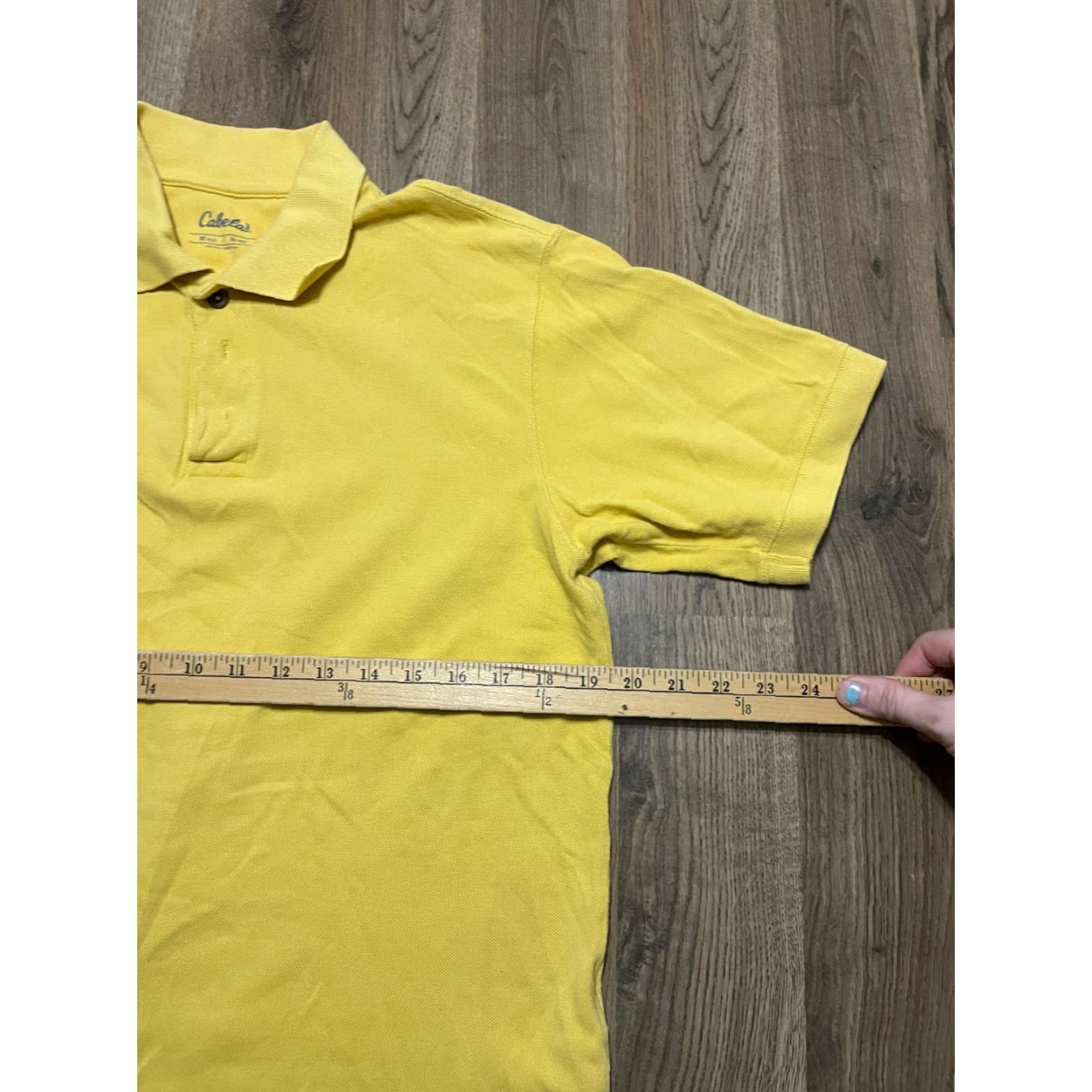 Vintage Cabela's Shirt Men's Size Medium Yellow Short Sleeve Polo Quarter Zip Casual Vintage: No (remove if not applicable) Size US M / EU 48-50 / 2 - 6 Thumbnail