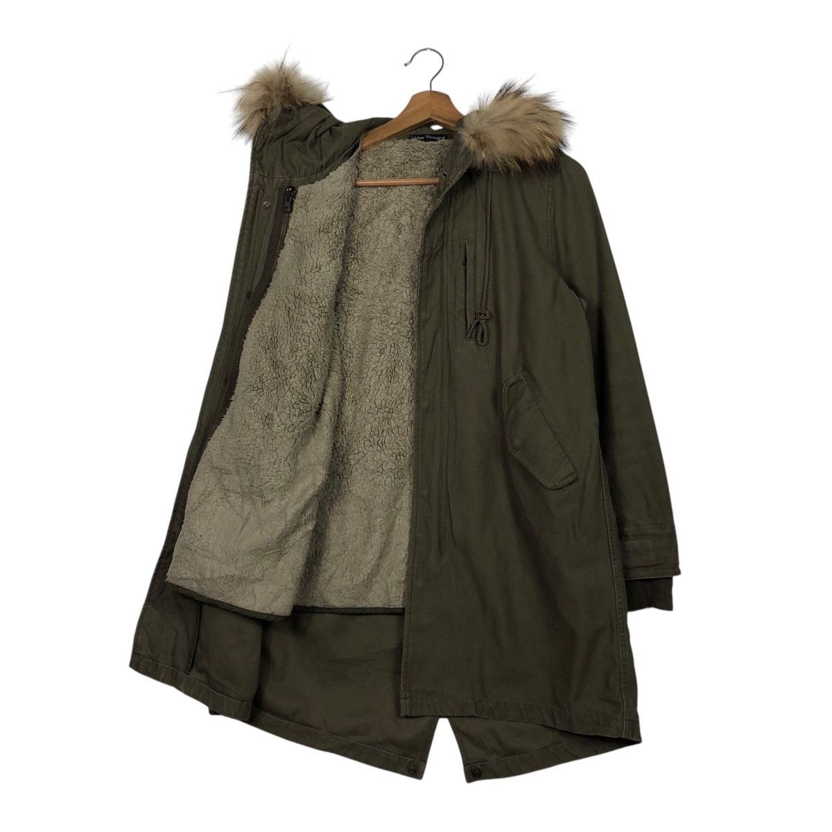 Japanese Brand 📌Vintage Parka Jacket Urban Research Mink Fur Hoodie Size US M / EU 48-50 / 2 - 13 Thumbnail
