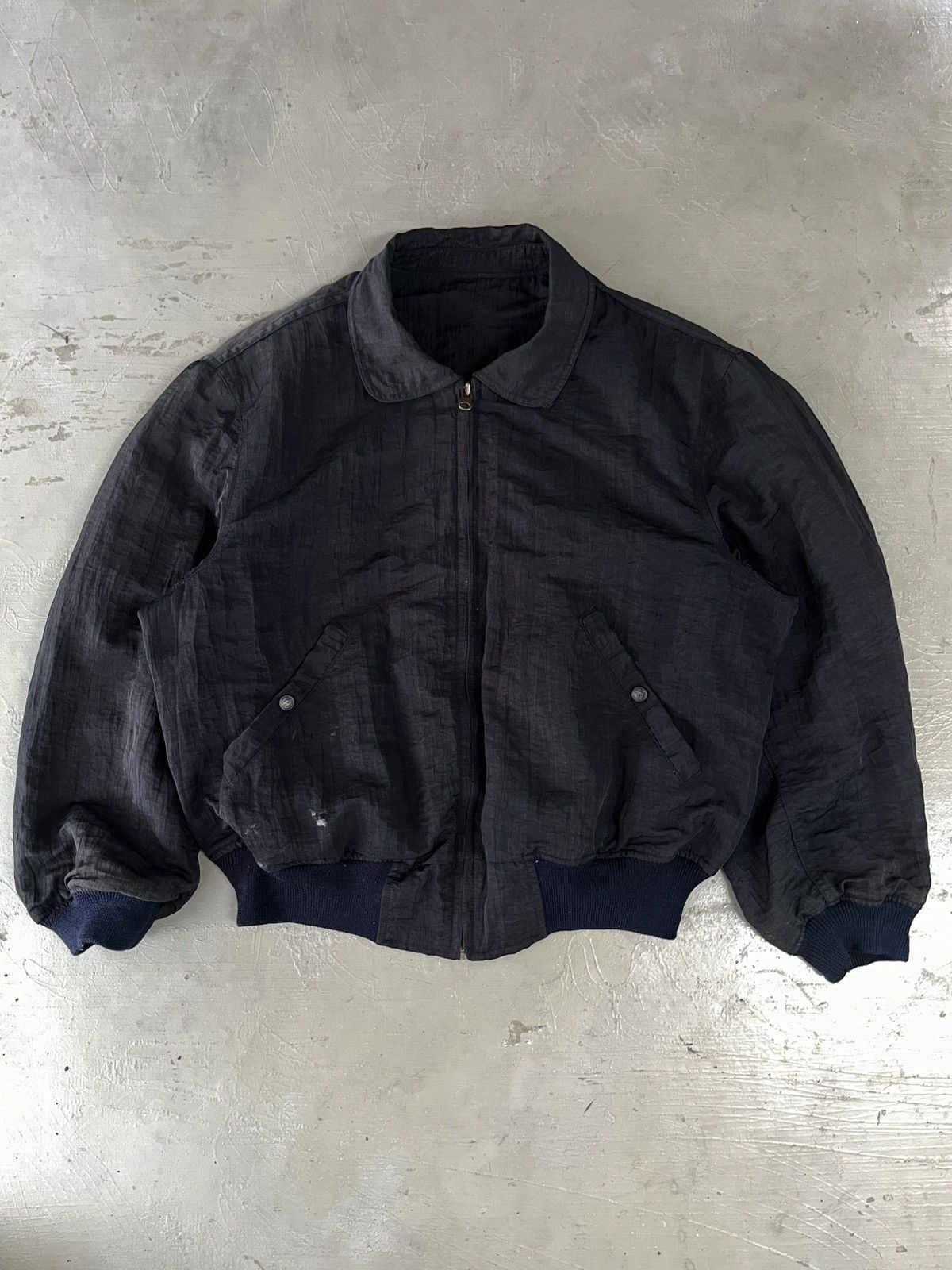 Japanese Brand Batsu Reversible Parachute Utility Bomber Issey Miyake Style Size US L / EU 52-54 / 3 - 3 Thumbnail