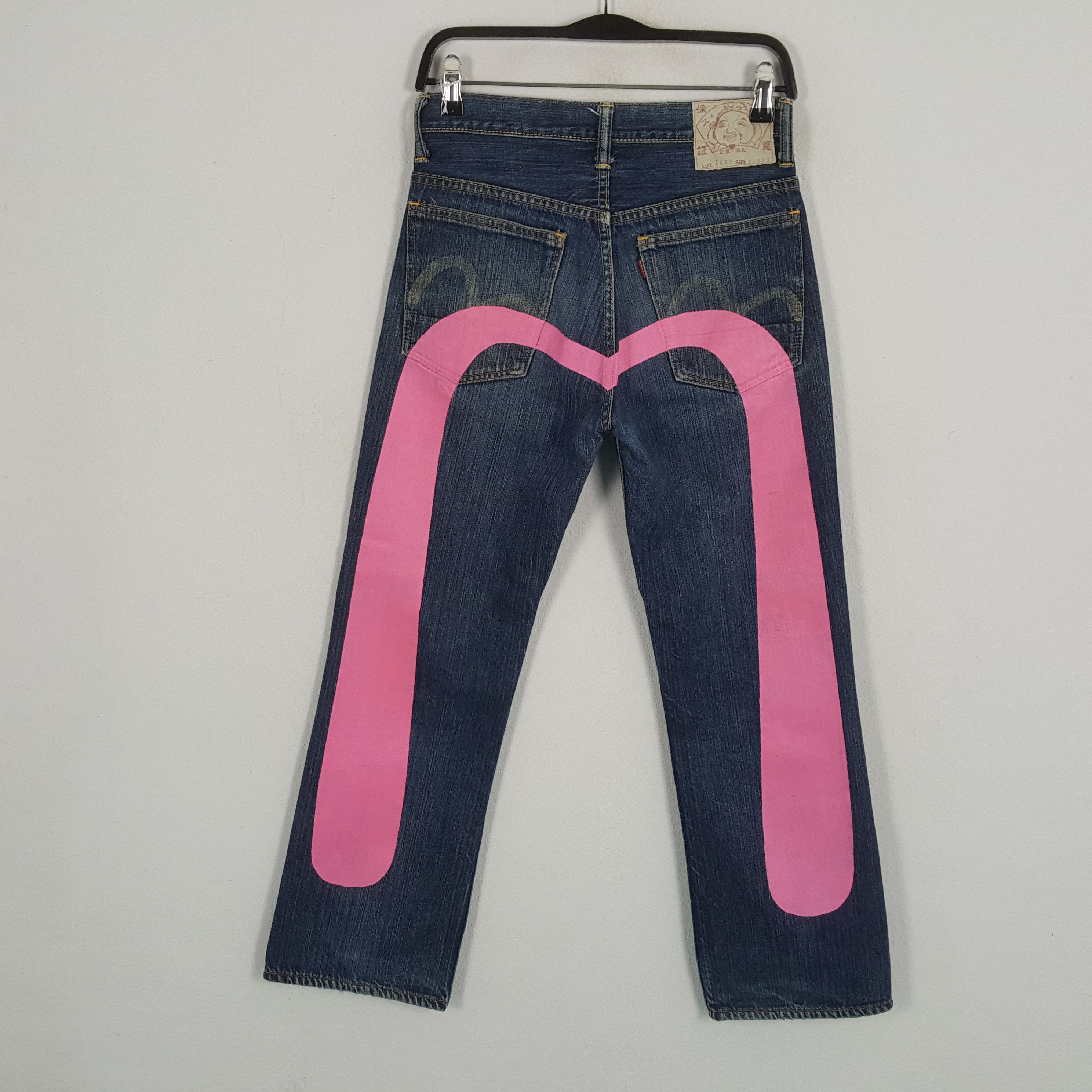 Evisu × Japanese Brand × Vintage EVISU Japanese Brand Streetwear Custom Daicock Jeans Size US 27 - 1 Thumbnail