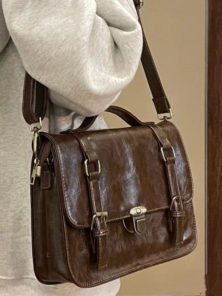 Japanese Brand × Vintage Japanese Student Crossbody Backpack Size ONE SIZE - 6 Thumbnail