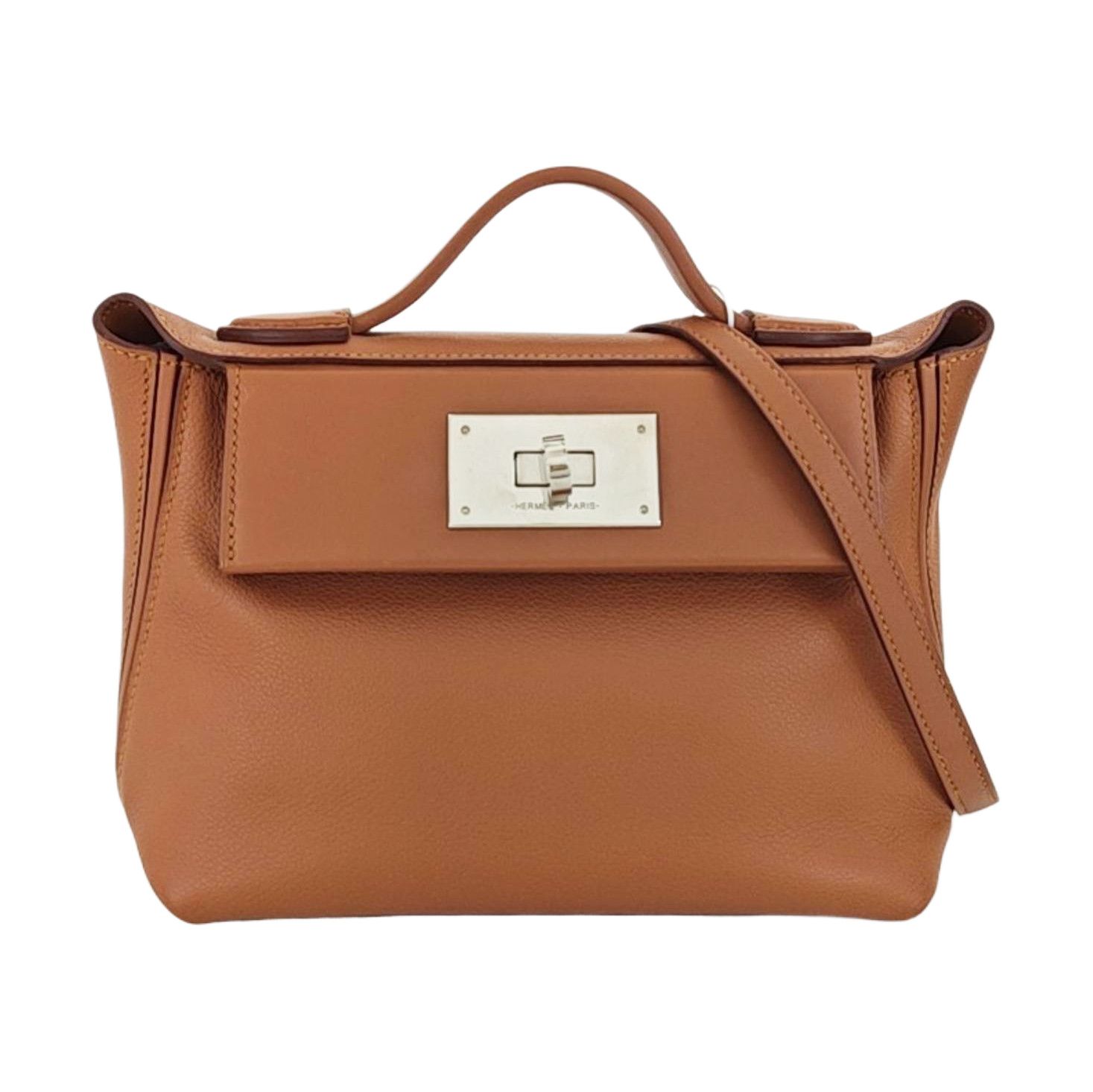 Hermes HERMÈS 24/24 21 Gold Evercolor Leather Bag Size ONE SIZE - 1 Thumbnail