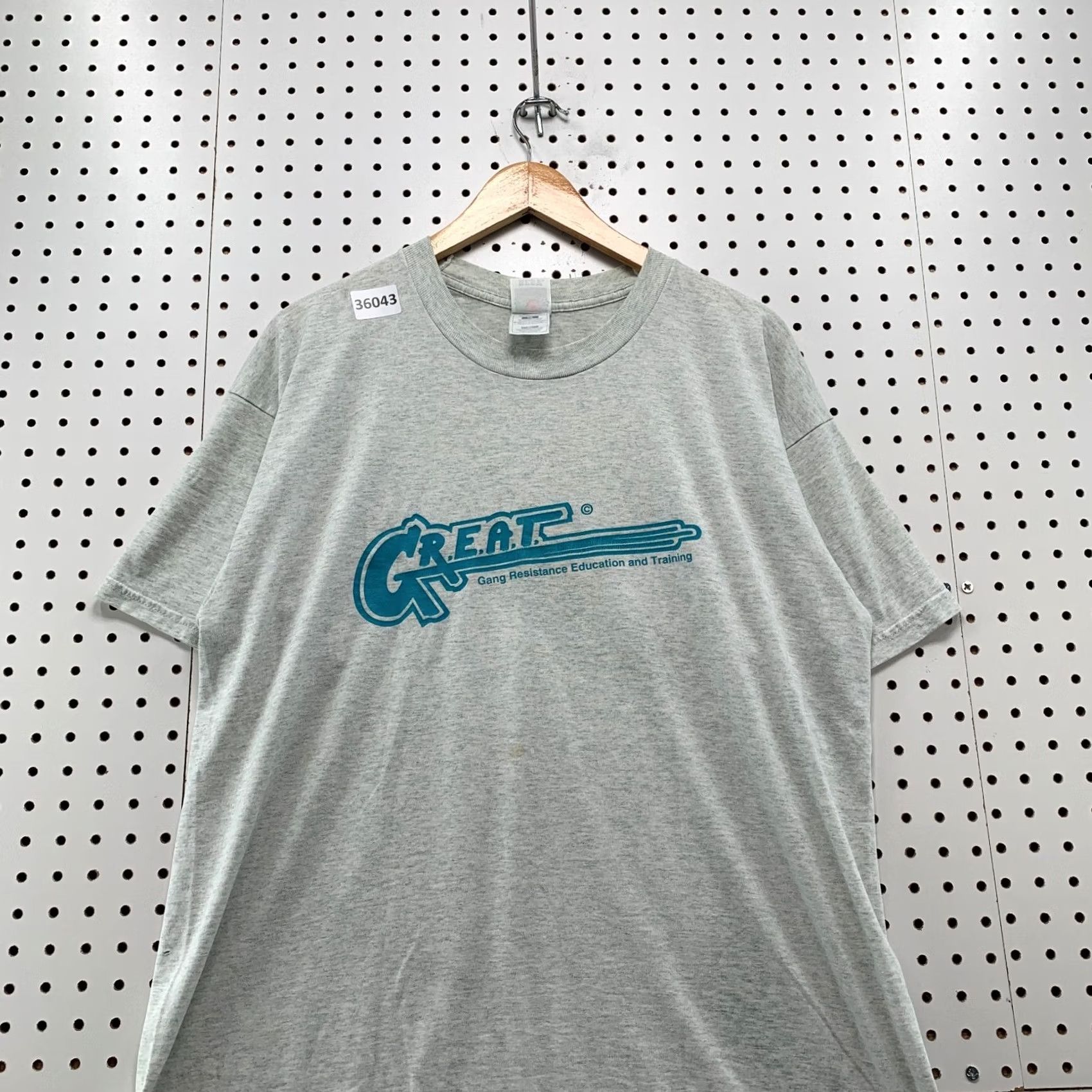 Fruit Of The Loom VINTAGE Fare Graduate Shirt Mens XL Gray GREAT Gang Résistance Shirt Size US XL / EU 56 / 4 - 3 Thumbnail