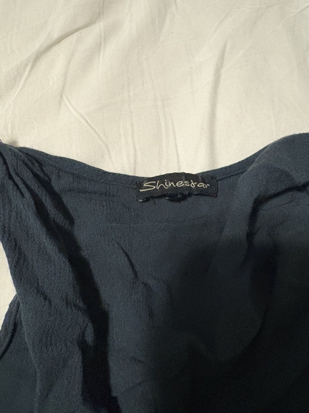 Vintage Vintage Forest Green Tie Front Crop Top Size XS / US 0-2 / IT 36-38 - 3 Thumbnail