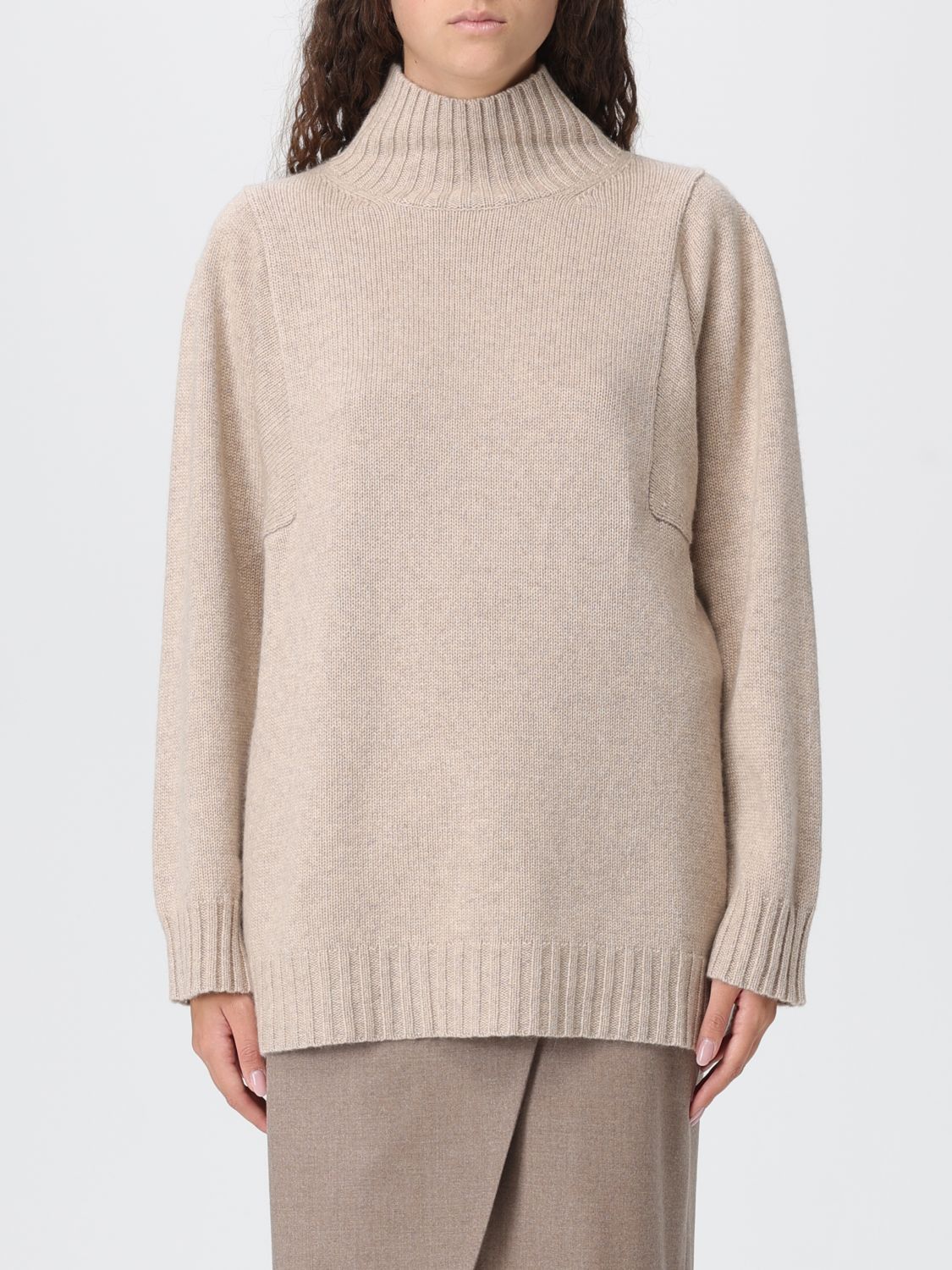 Max Mara Max Mara Sweater Woman Beige Size XS / US 0-2 / IT 36-38 - 1 Thumbnail