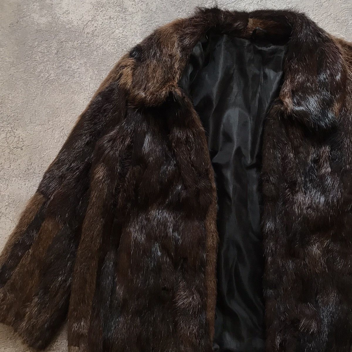 Vintage Vintage Y2K Faux Fur Jacket Dark Brown Glamour Oversized L Size L / US 10 / IT 46 - 2 Thumbnail