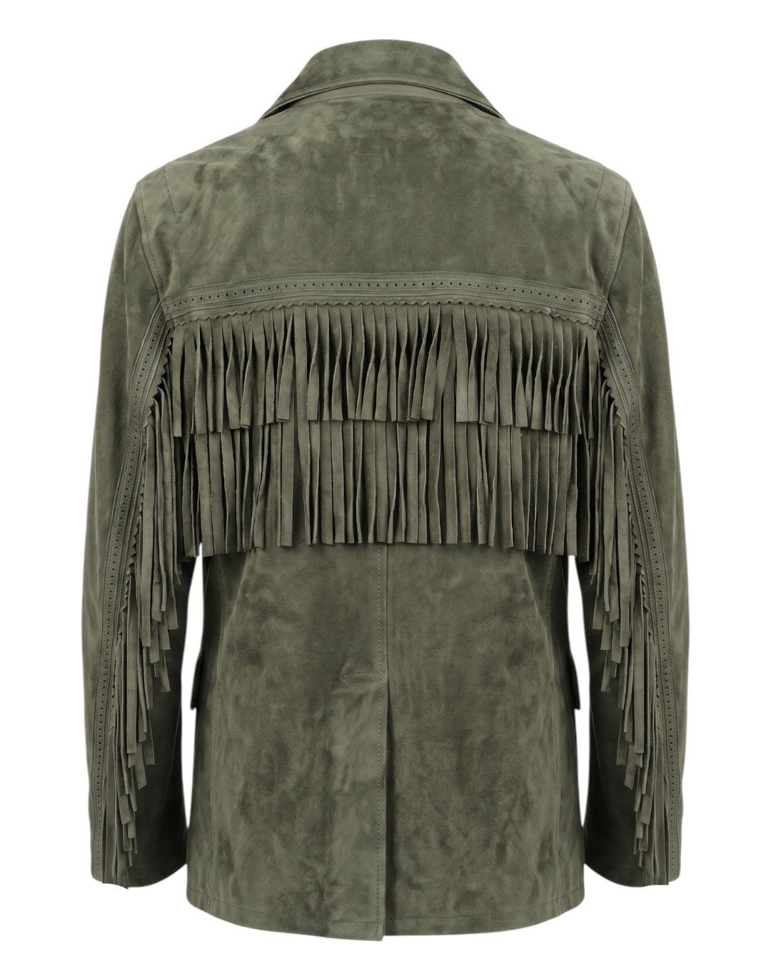 Burberry Prorsum F/W 2014 RUNWAY SAMPLE SUEDE LEATHER WESTERN JACKET Size US L / EU 52-54 / 3 - 3 Thumbnail