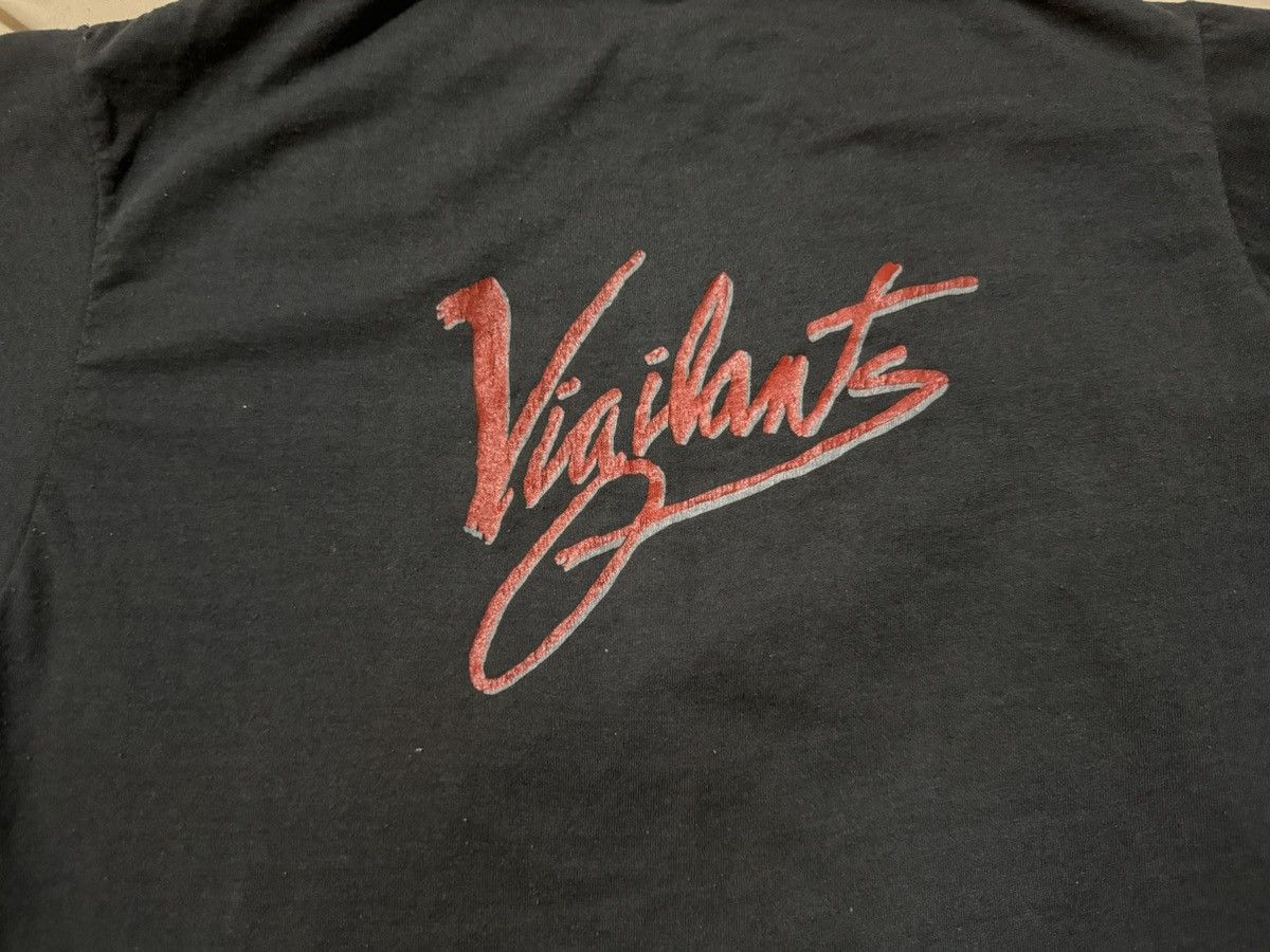 Band Tees × Vintage Vintage 80s Vigilants Run for Cover Ringer Shirt Size US M / EU 48-50 / 2 - 4 Thumbnail