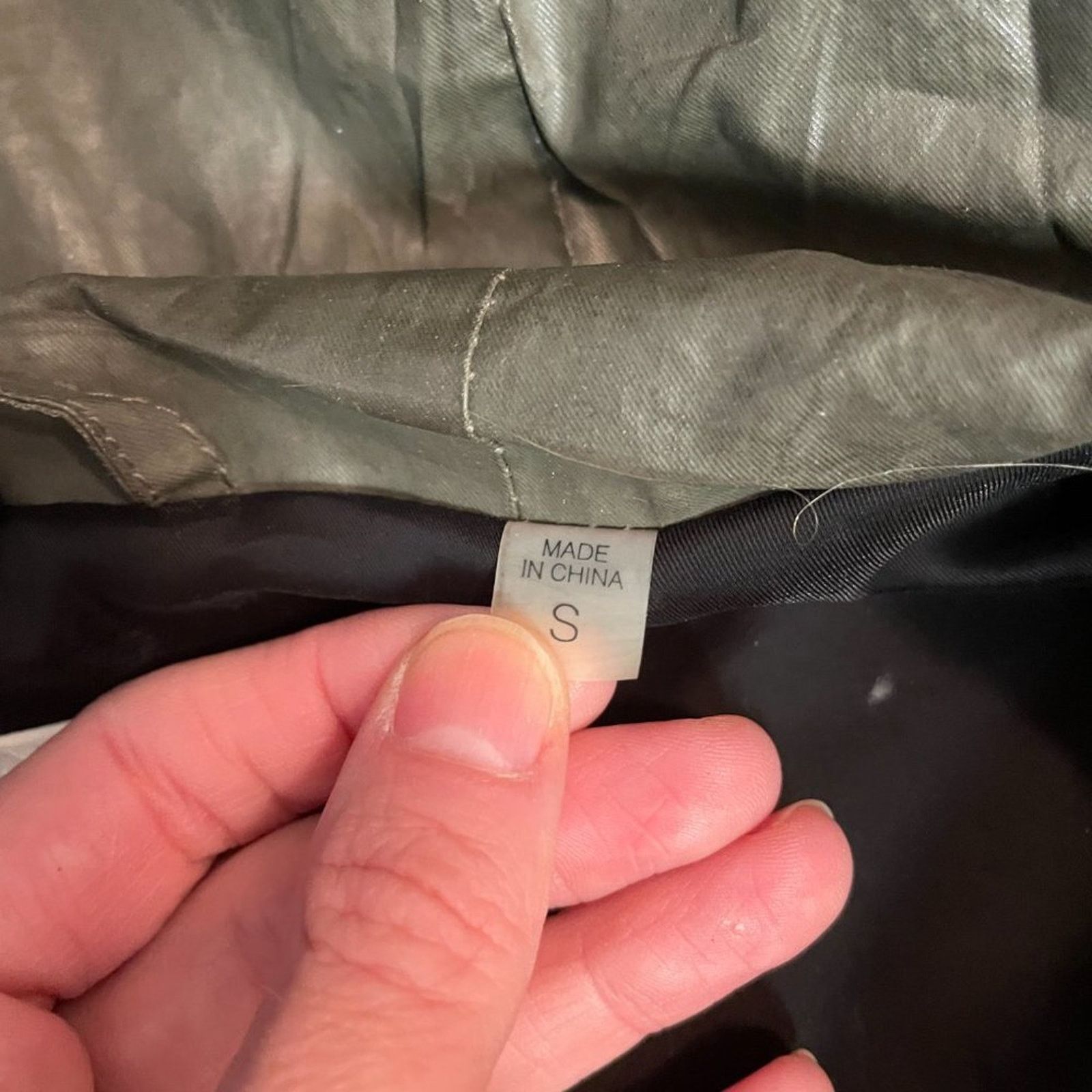 SAM. SAM Olive Waxed Hooded Parka Jacket Green Size S / US 4 / IT 40 - 7 Thumbnail