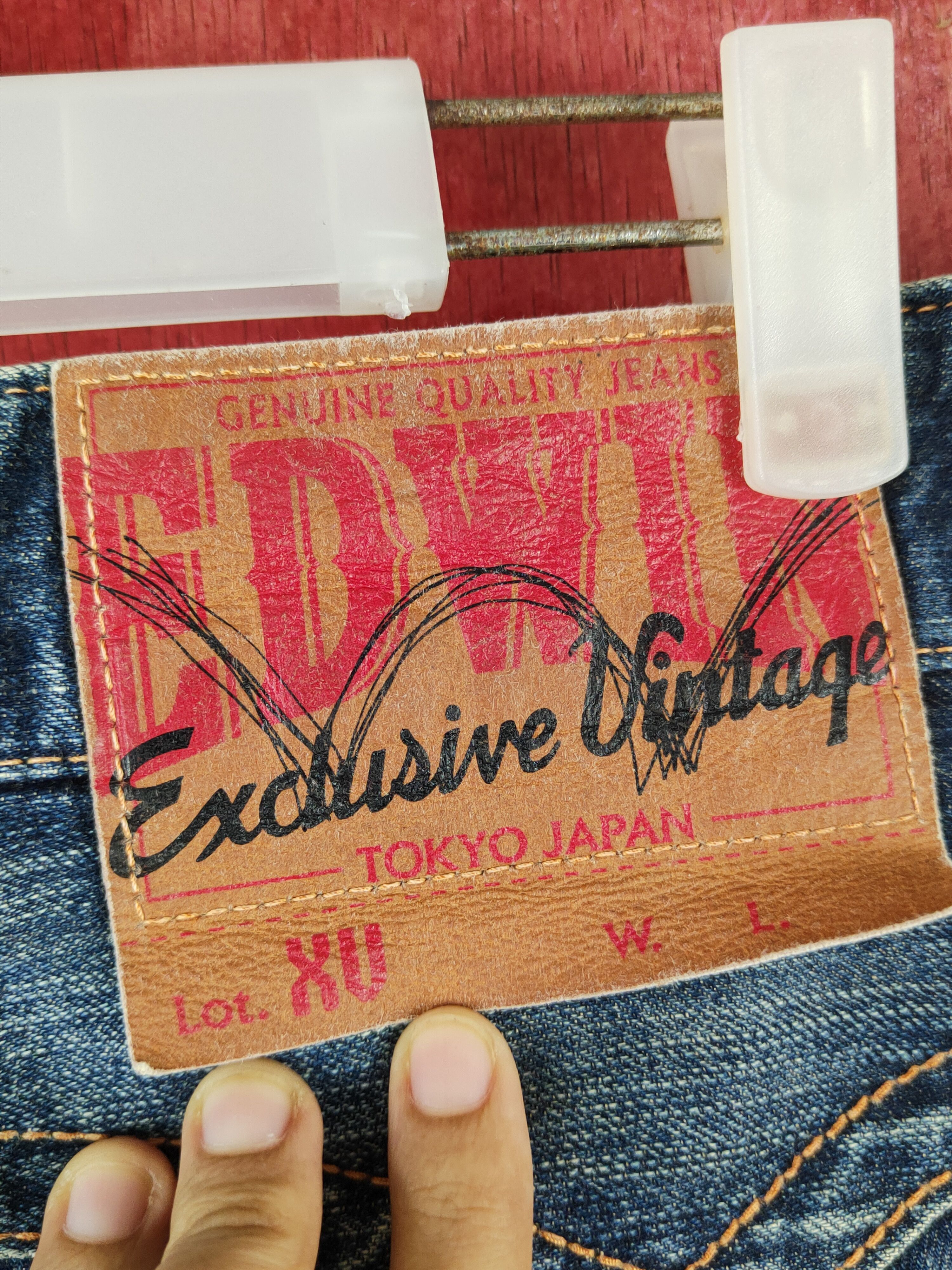 Edwin Edwin exclusive vintage Distressed Ripped denim Jeans #S2247 Size US 31 - 8 Thumbnail