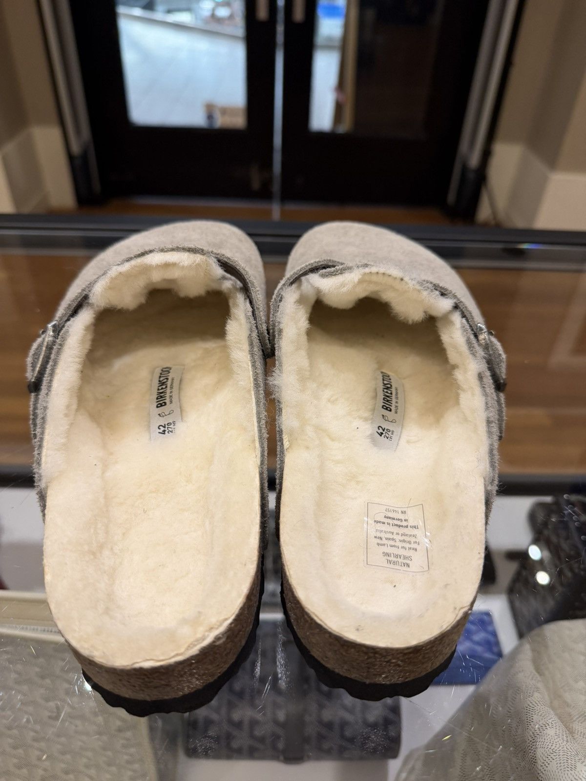 Birkenstock Birkenstock Boston Sherling Clogs w Buckle Size US 9 / EU 42 - 6 Thumbnail