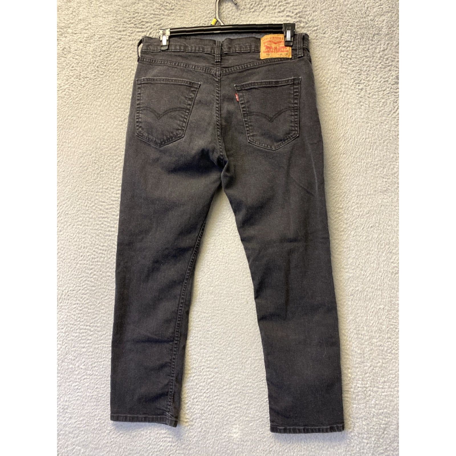 Levi's Levi’s 511 Jeans Slim Mens 36x30 Denim Black Mid Wash Stretch Zip Button 5-Pocket USA Size US 36 / EU 52 - 6 Thumbnail