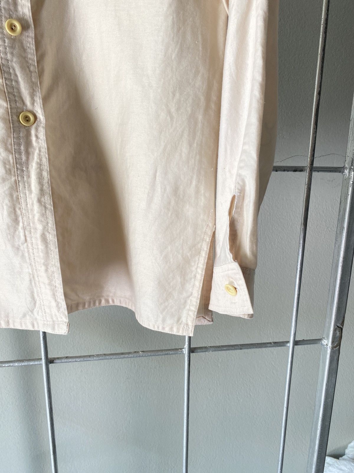 Kansai Yamamoto Yamamoto kansai Soft Beige Button-Up Shirt Size M / US 6-8 / IT 42-44 - 5 Thumbnail